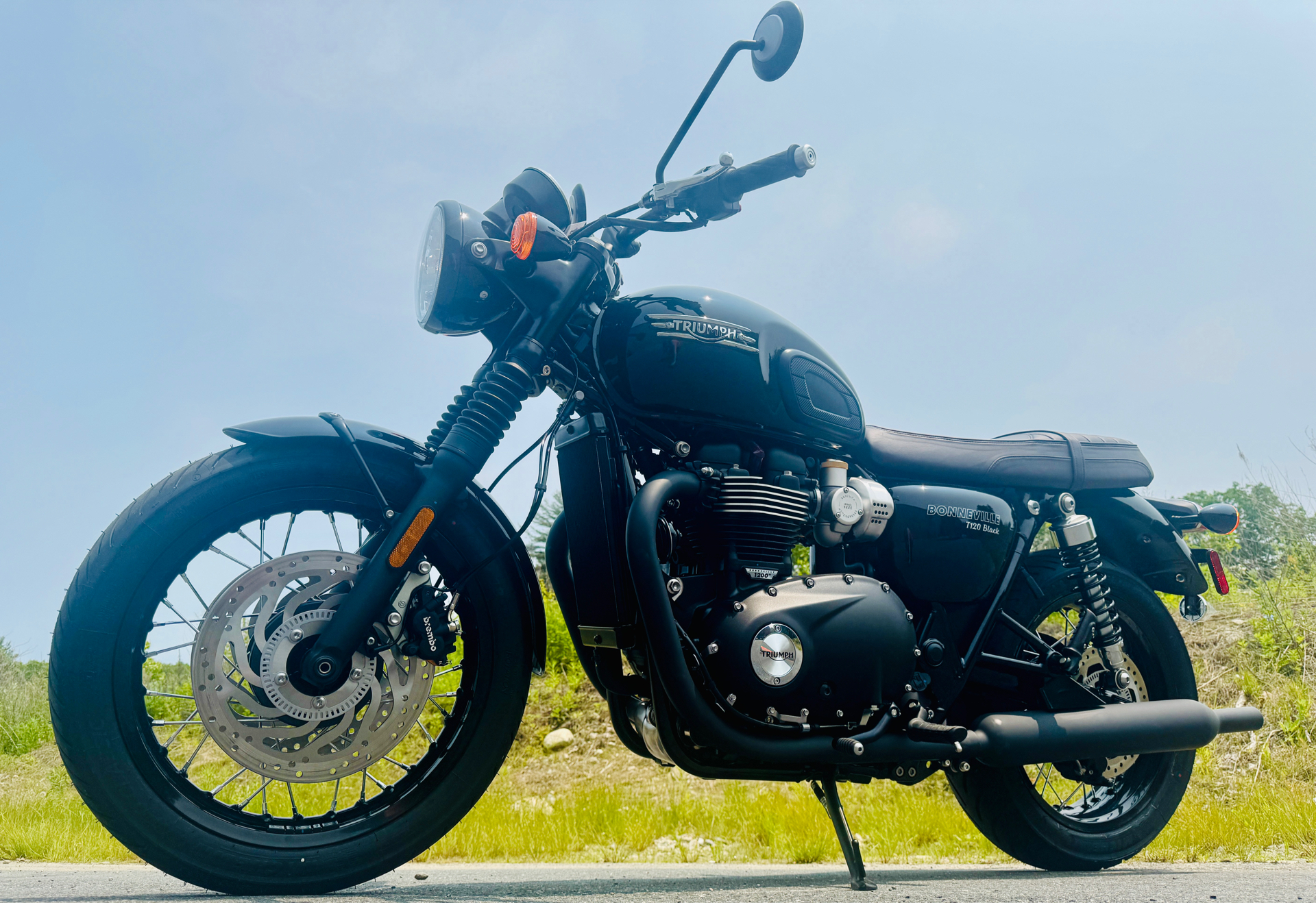 2025 Triumph Bonneville T120 Black in Foxboro, Massachusetts - Photo 1