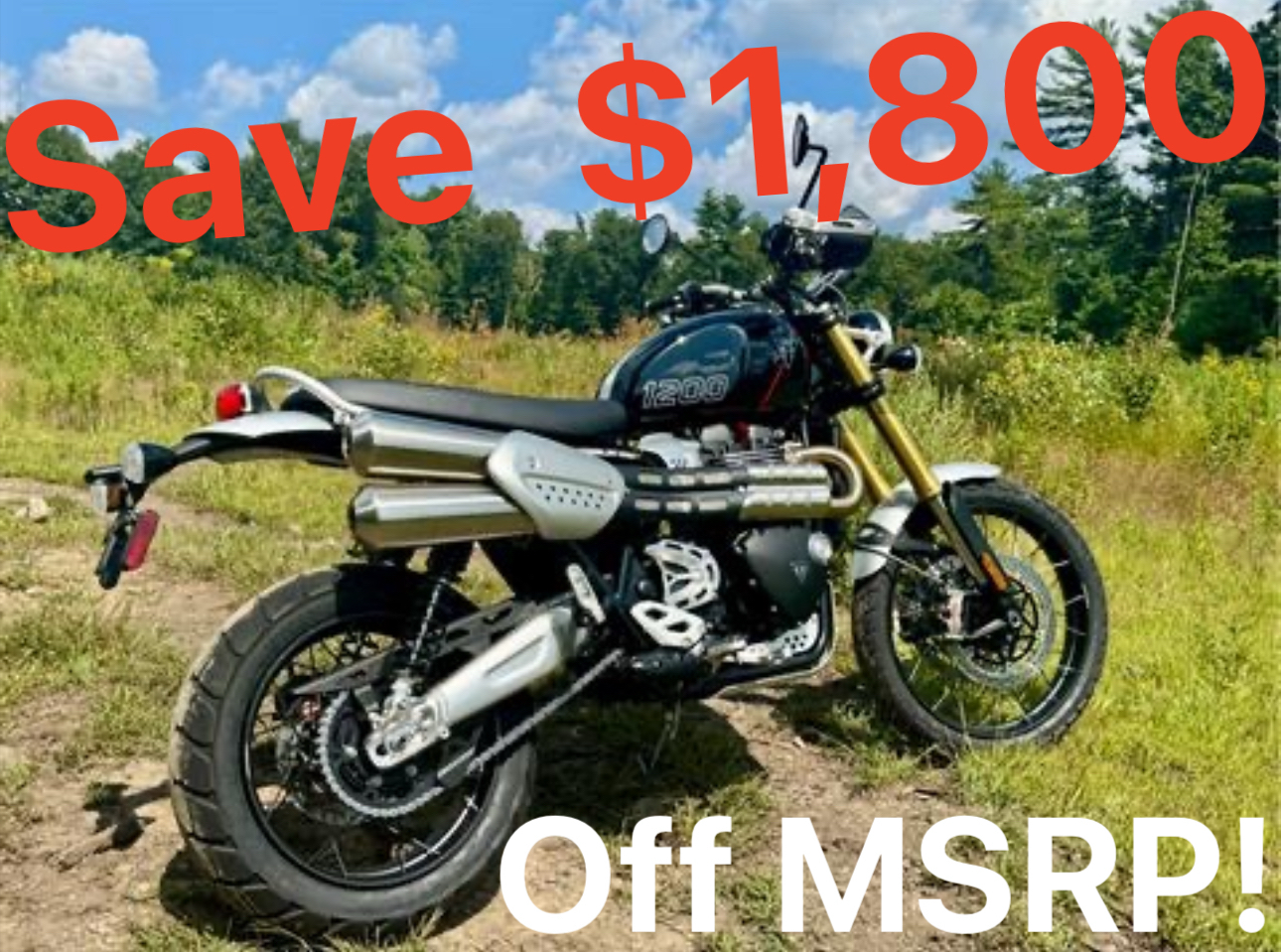 2024 Triumph Scrambler 1200 XE in Foxboro, Massachusetts - Photo 1