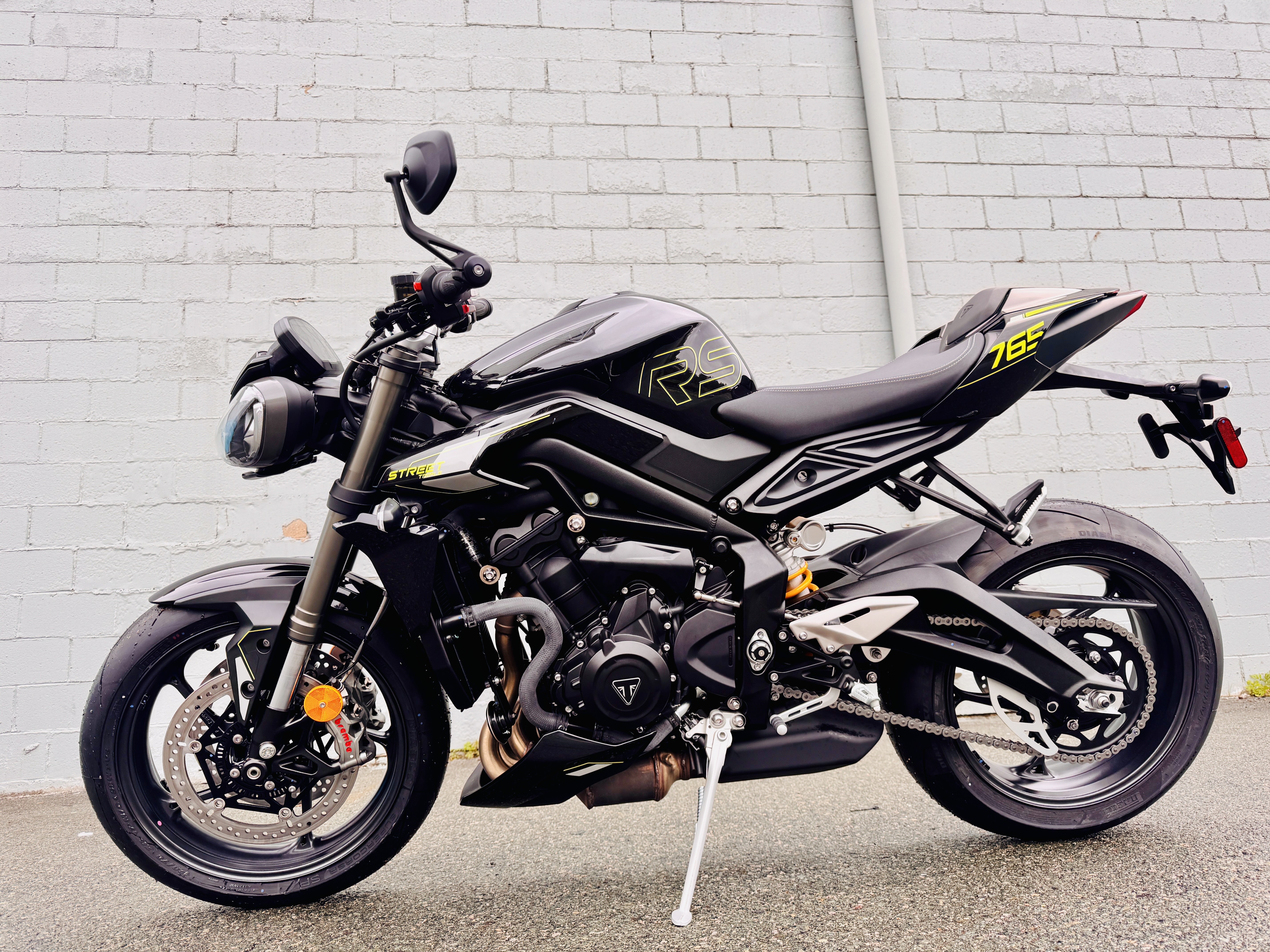 New 2026 Triumph Street Triple 765 RS Phantom Black Motorcycles