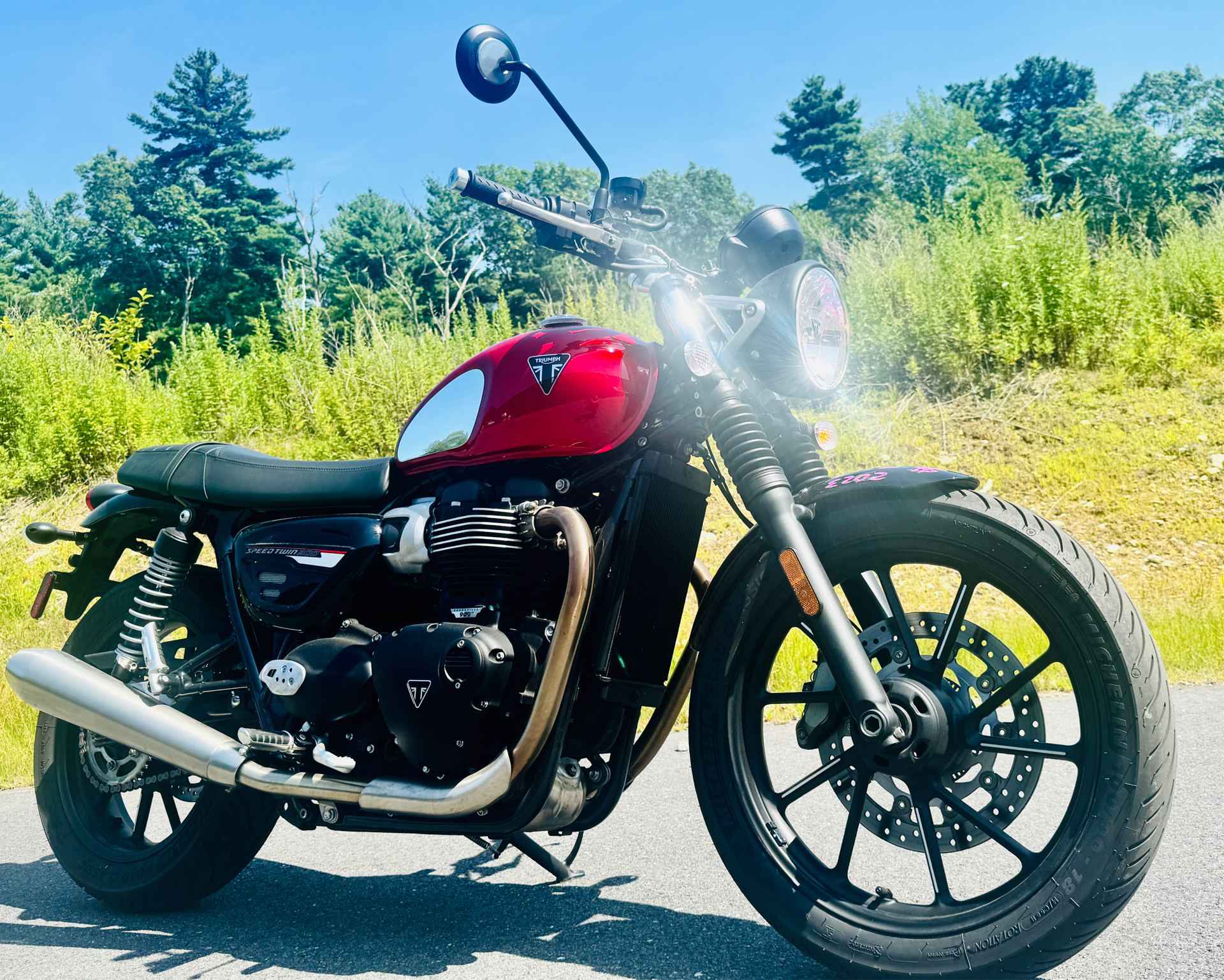2023 Triumph Speed Twin 900 Chrome Edition in Foxboro, Massachusetts - Photo 15