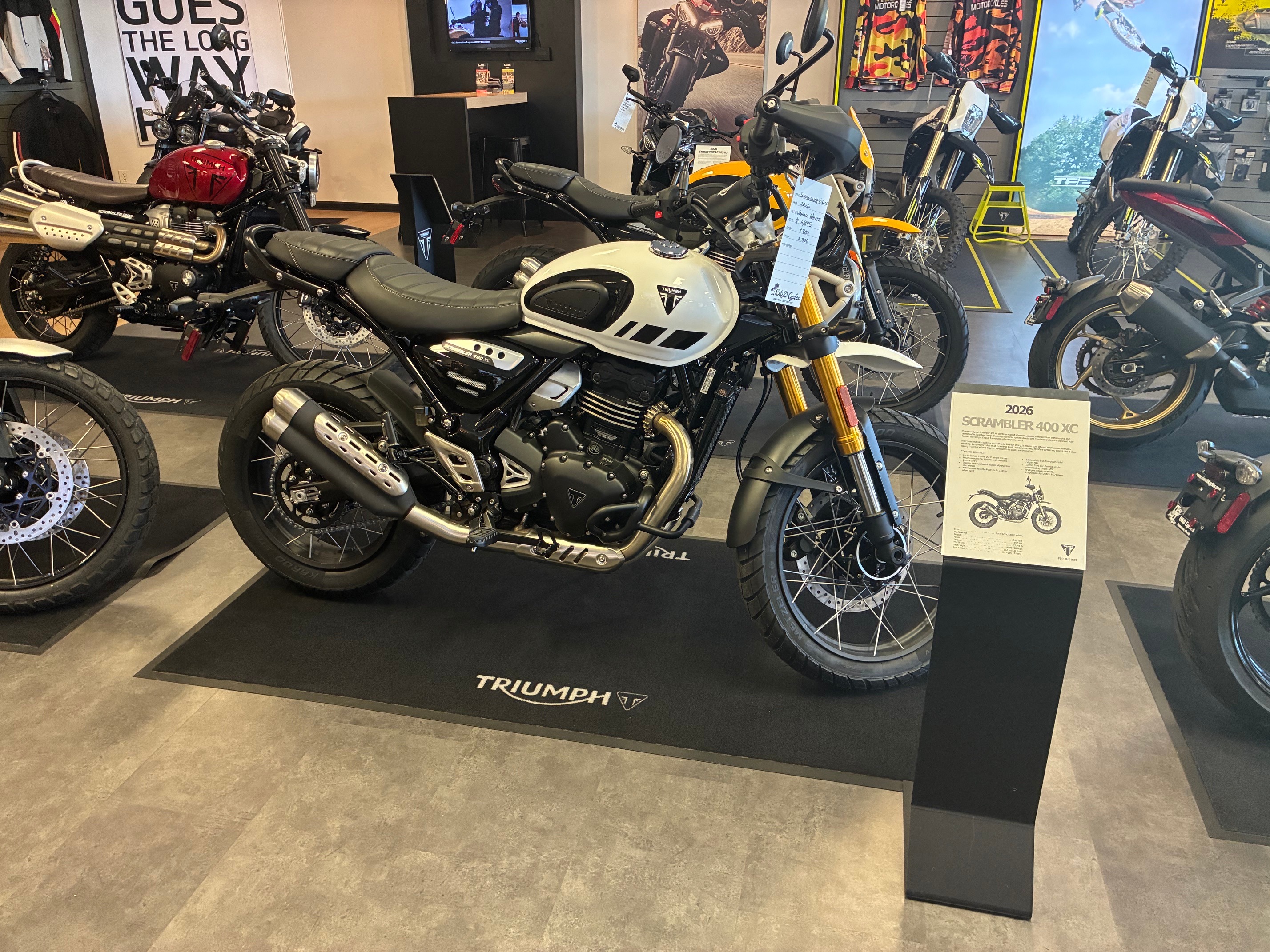 2026 Triumph Scrambler 400 XC for sale 923868
