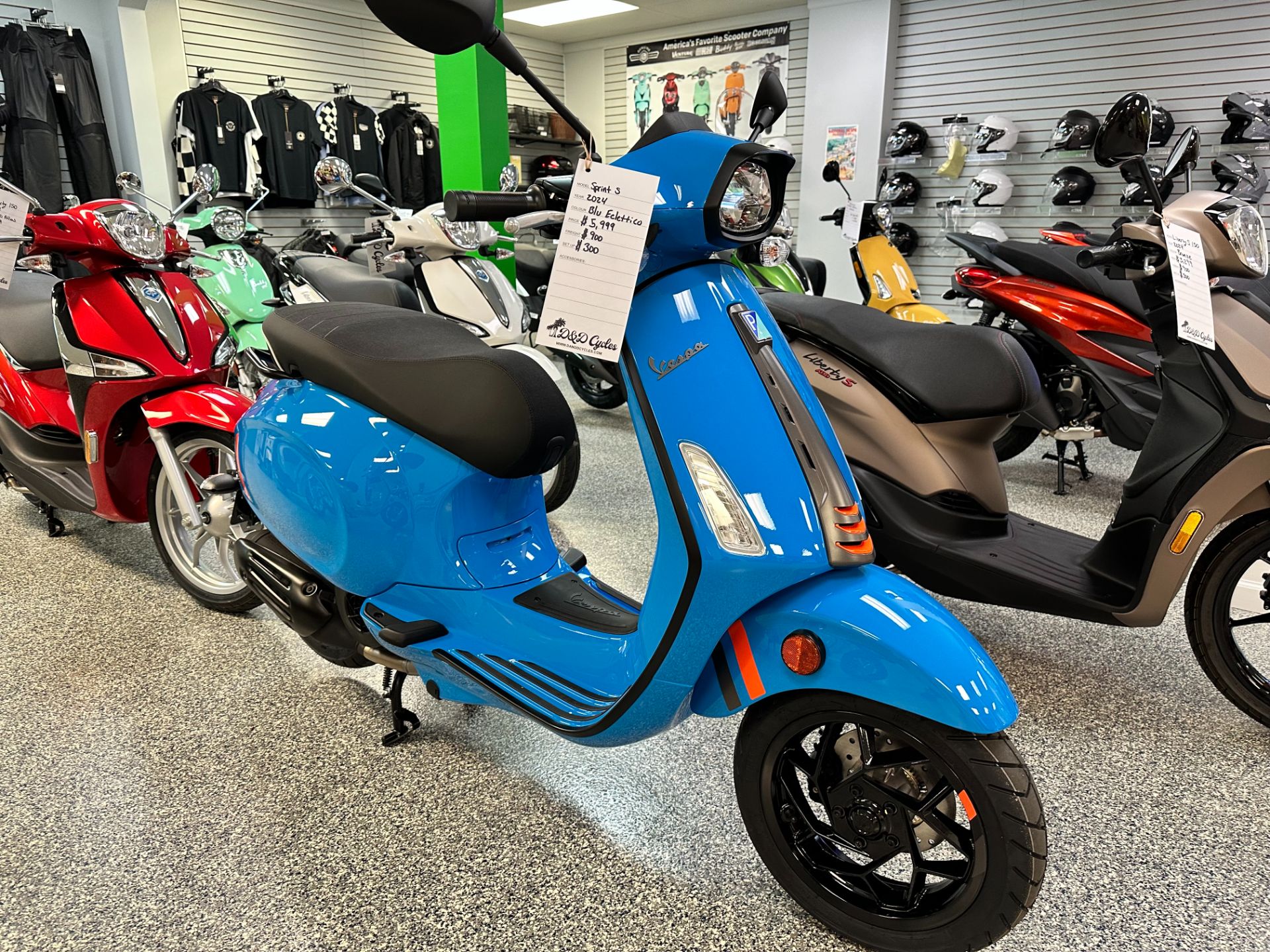 New 2024 Vespa Sprint 150 S Scooters In Pensacola FL New