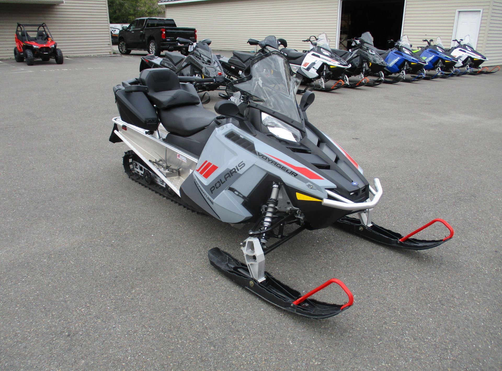 New 2025 Polaris 550 Voyageur Adventure 144 ES Snowmobiles in