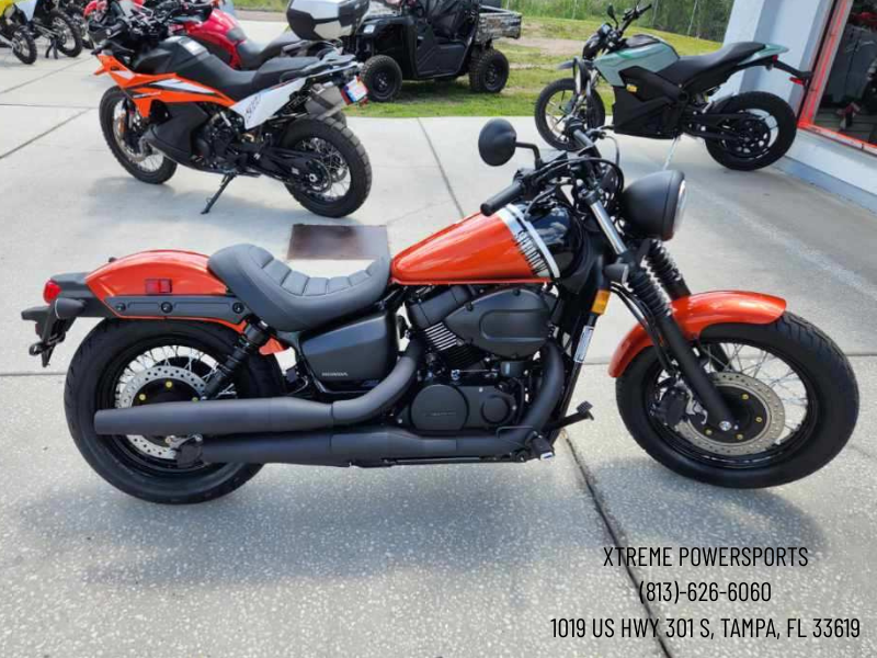 New 2025 Honda Shadow Phantom ABS Motorcycles in Tampa, FL | Stock