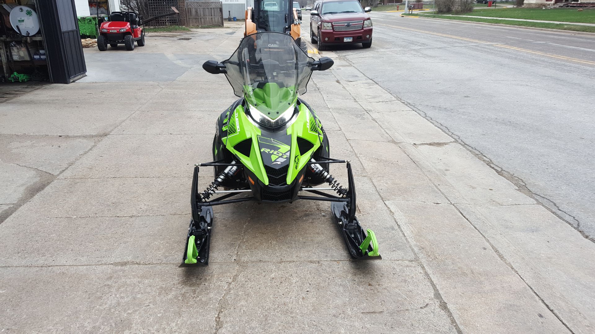 Used 2024 Arctic Cat Riot 9000 ATAC ES Snowmobiles in Mazeppa, MN