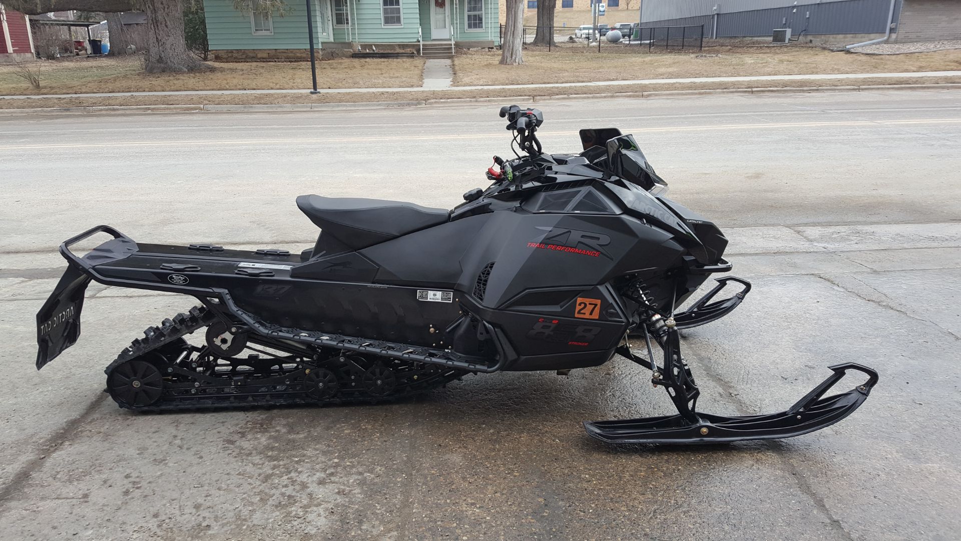Used 2025 Arctic Cat ZR 858 ES Snowmobiles in Mazeppa, MN | Stock