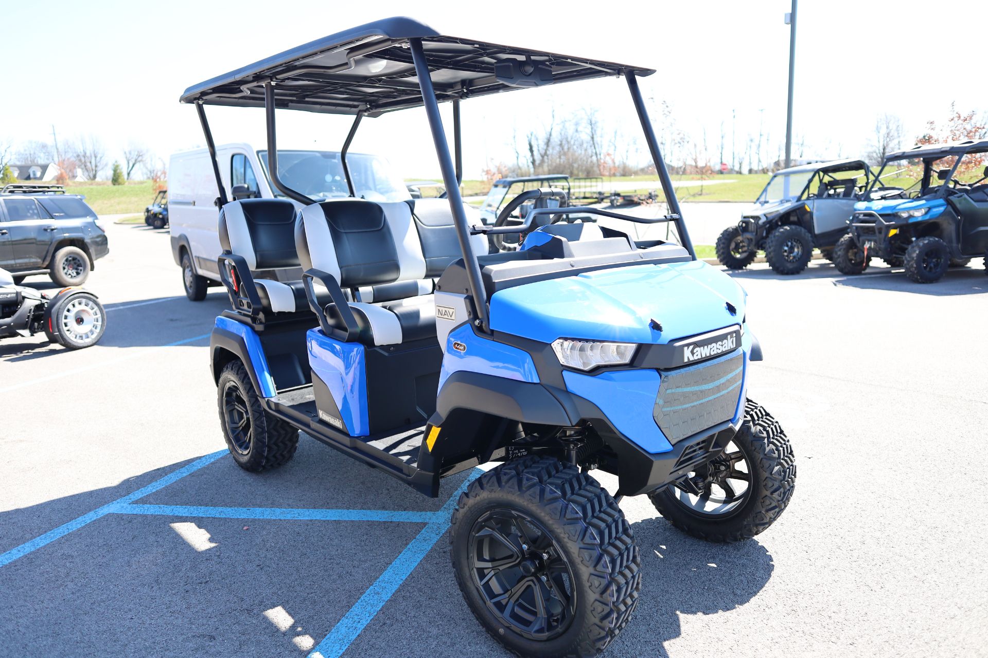 New 2025 Kawasaki NAV® 4e for Sale | Georgetown KY Golf Carts