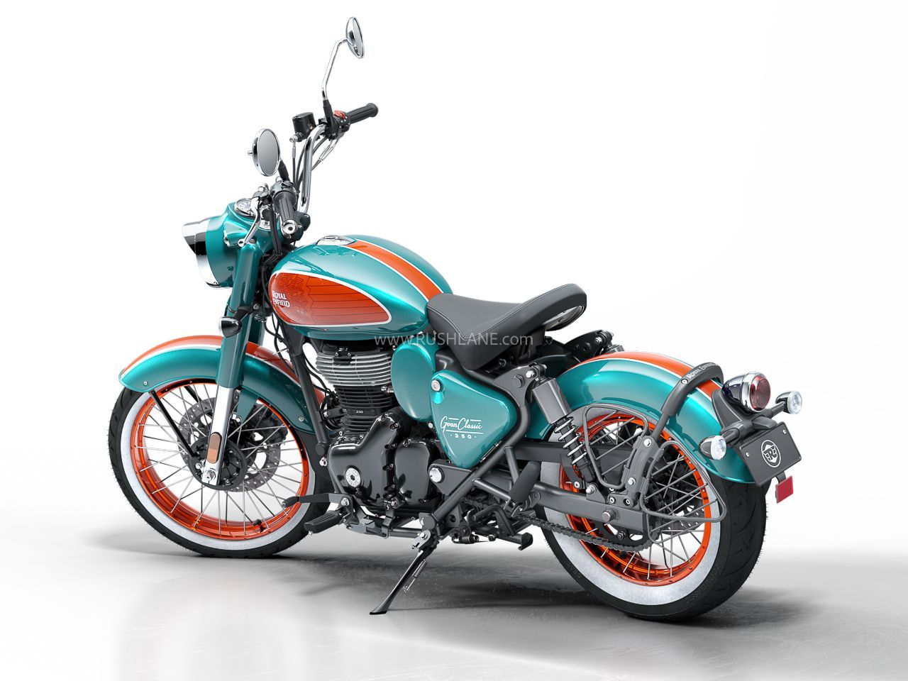 New 2026 Royal Enfield Goan Classic 350 Shack Black Motorcycles