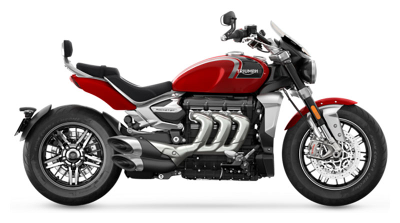 New 2023 Triumph Rocket 3 GT Carnival Red / Sapphire Black