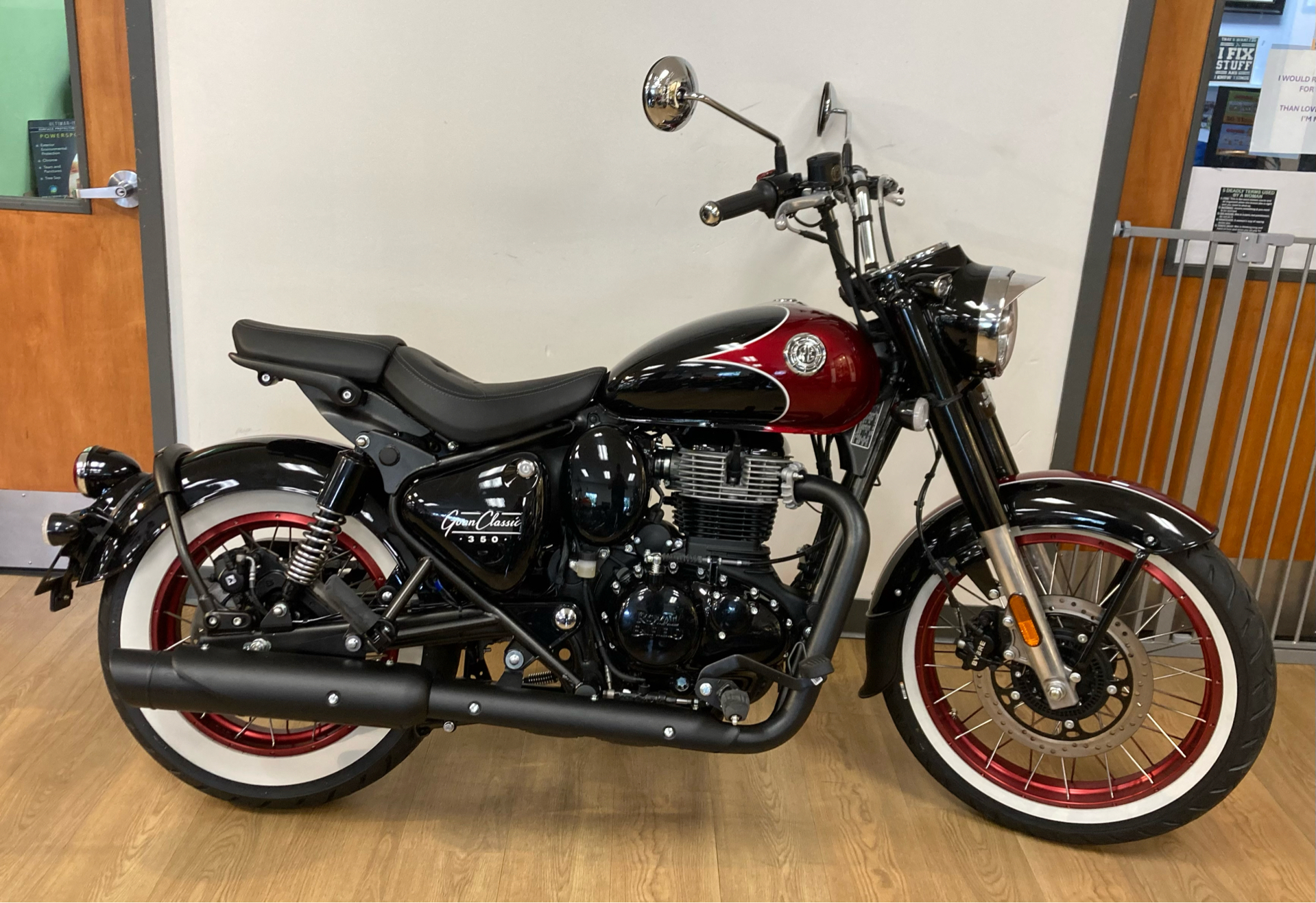 New 2025 Royal Enfield Goan Classic 350 Rave Red Motorcycles in