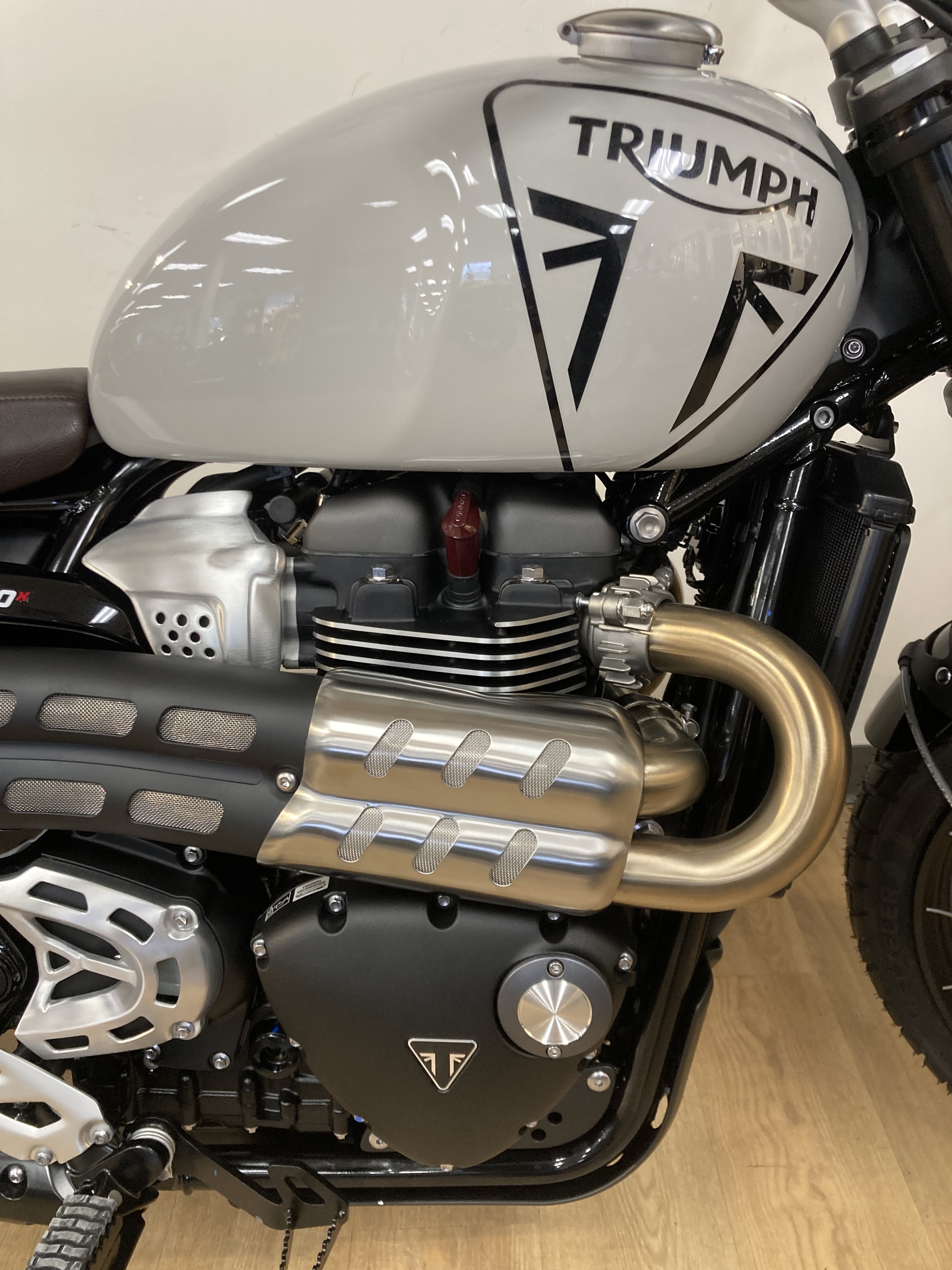 New 2025 Triumph Scrambler 1200 X Ash Grey | Motorcycles in Mahwah
