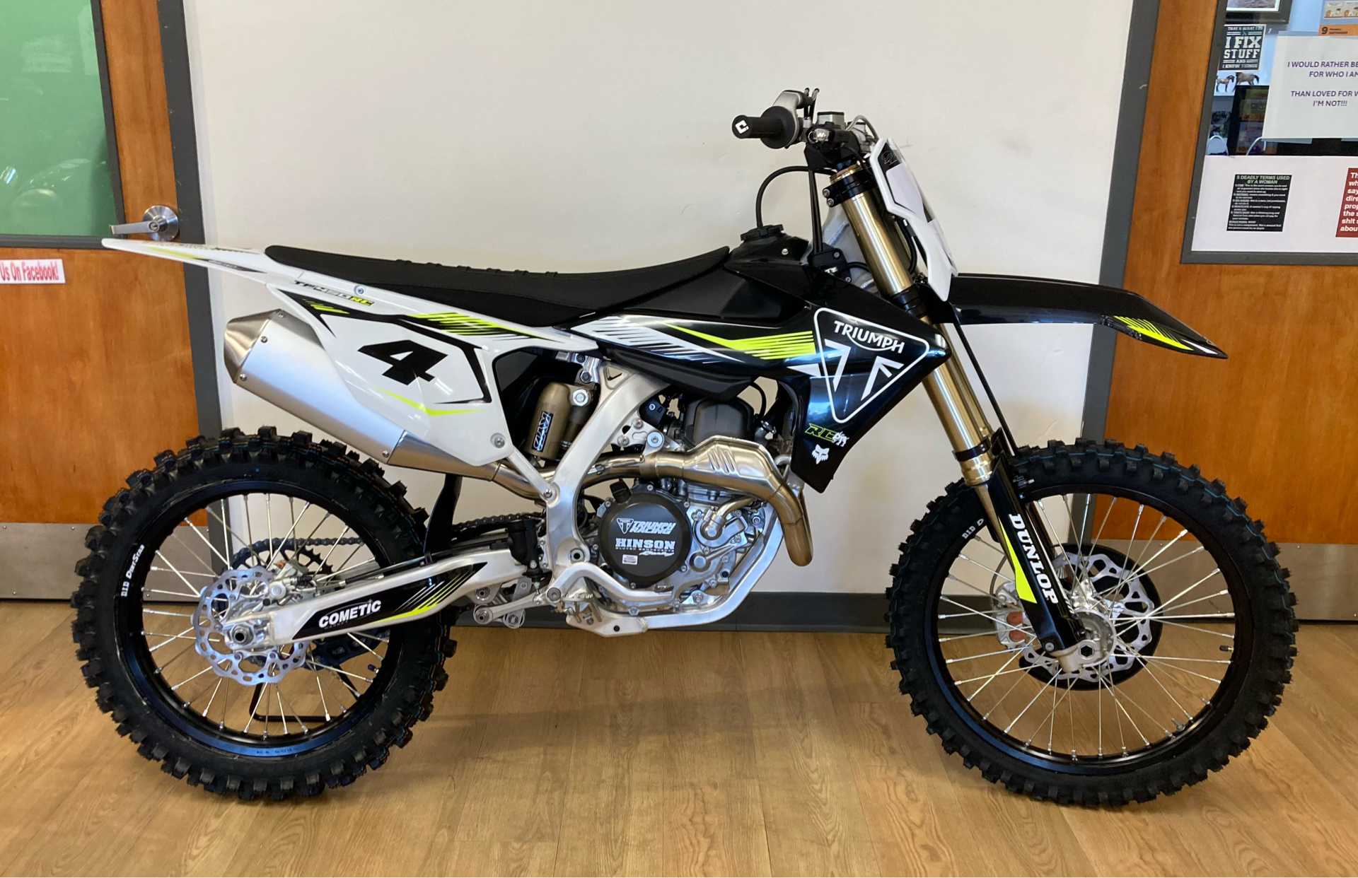 New 2025 Triumph TF 450-RC Edition Jet Black / Pure White