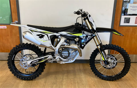 New 2025 Triumph TF 450-RC Edition Jet Black / Pure White