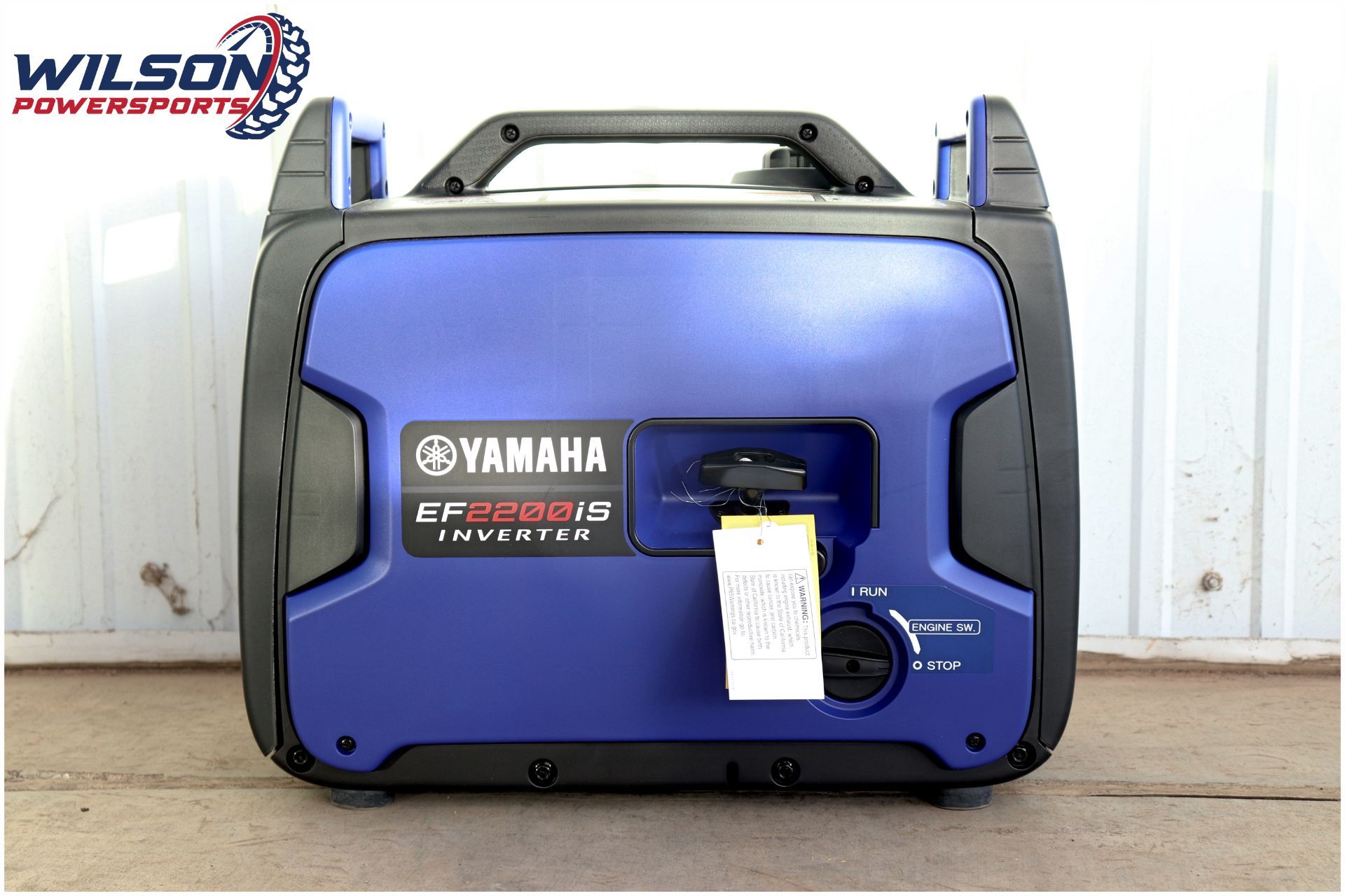 2026 Yamaha EF2200iS in Blue — front three-quarter view