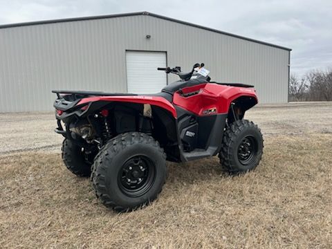 2026 Can-Am Outlander 500 2WD in Legion Red — front three-quarter view