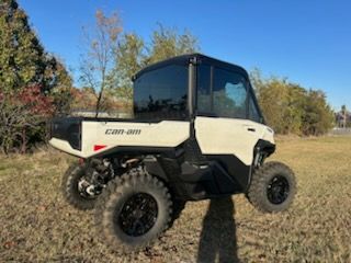 2026 Can-Am Defender Limited HD11 in Hybrid White — front three-quarter view