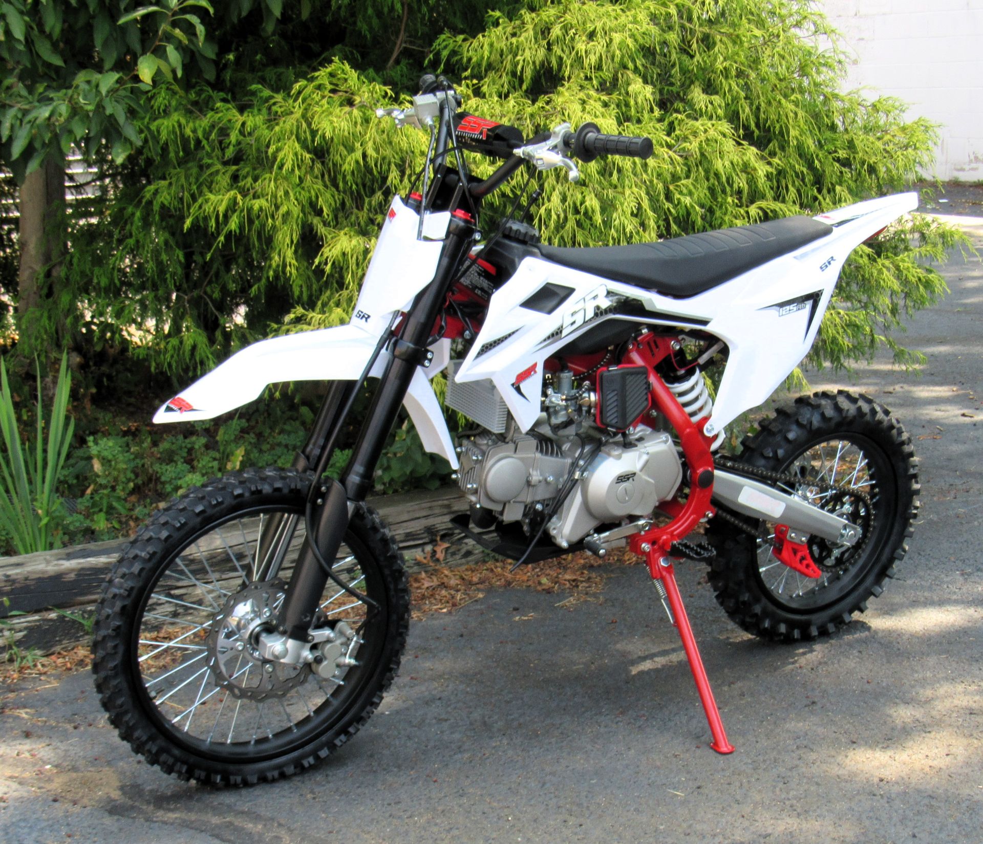 ドリケツ　SSR スピードスター　114.3 17×7.5 +48 白　ホワイト New 2025 SSR Motorsports SR125RB Big Wheel Motorcycles in New