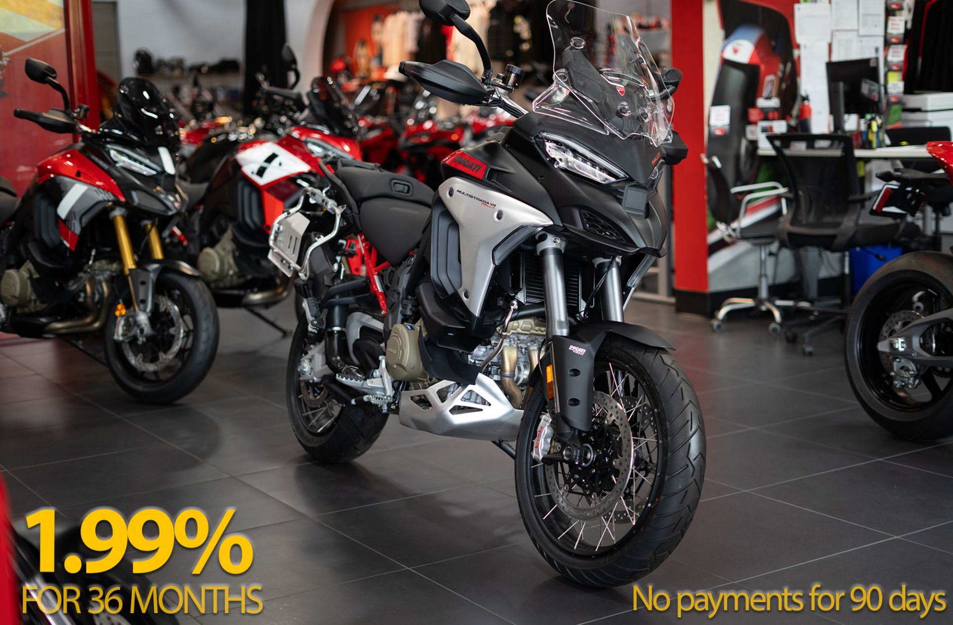 2025 Ducati Multistrada V4 Rally Adventure Travel & Radar in Portland, Oregon - Photo 1