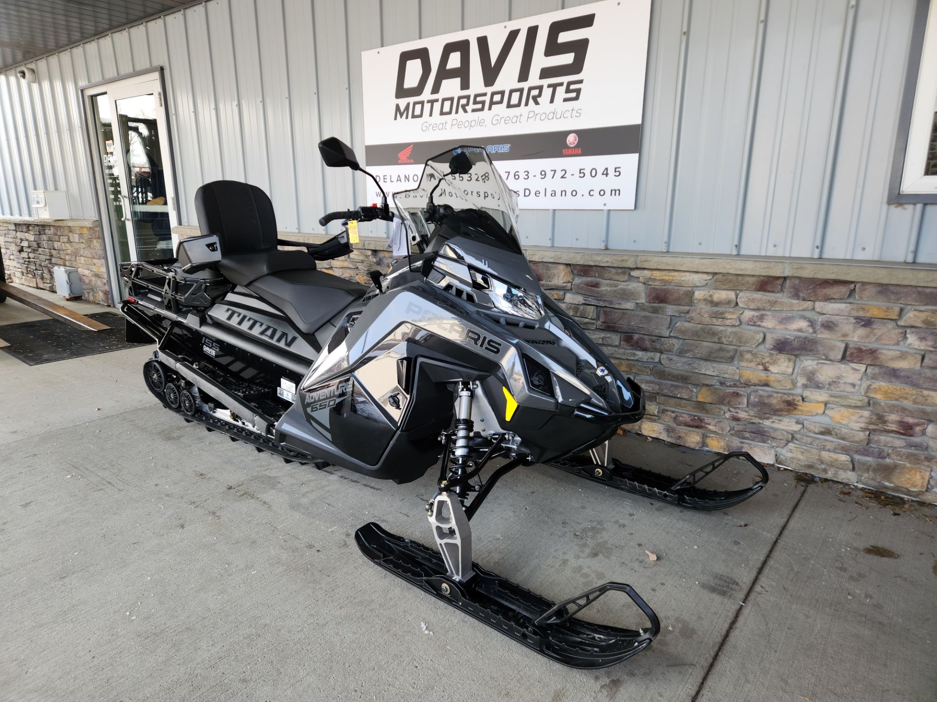 New 2025 Polaris 650 TITAN Adventure 155 1.8 ES | Snowmobiles in