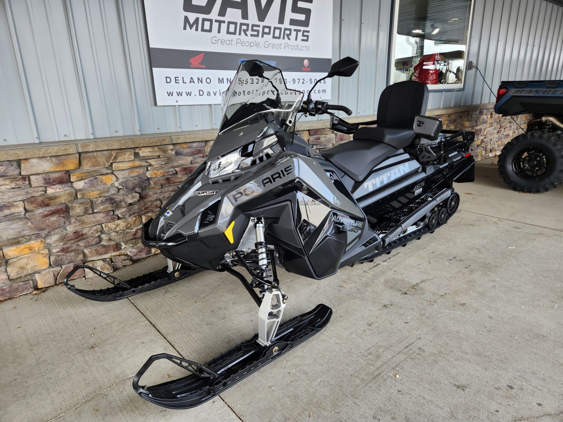 New 2025 Polaris 650 TITAN Adventure 155 1.8 ES | Snowmobiles in