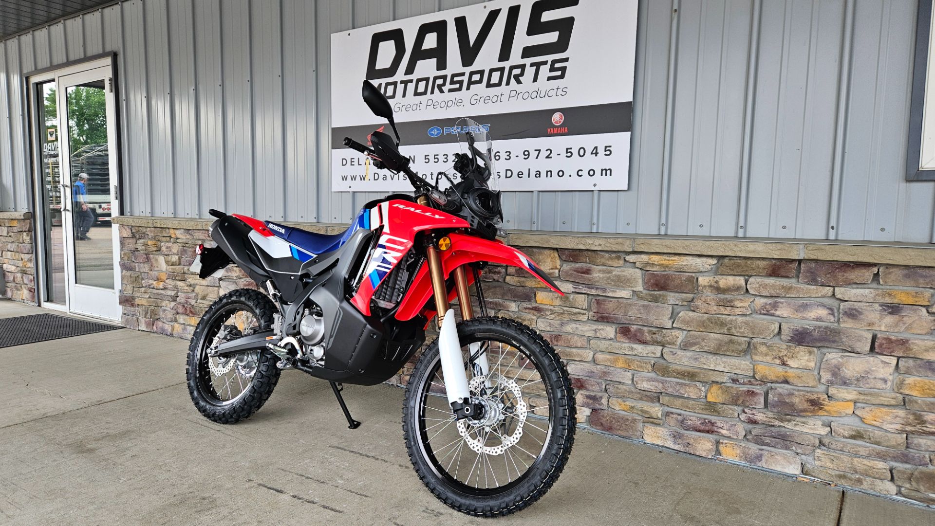 New 2025 Honda CRF300L Rally ABS Motorcycles in Delano MN N/A Red