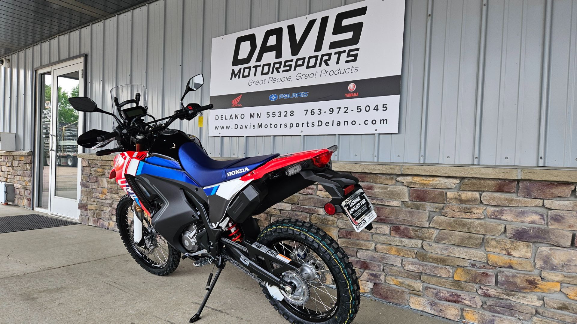 New 2025 Honda CRF300L Rally ABS Motorcycles in Delano MN N/A Red