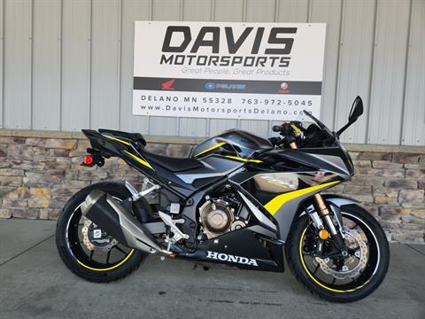 Used 2022 Honda CBR500R ABS Motorcycles in Delano MN M-5575