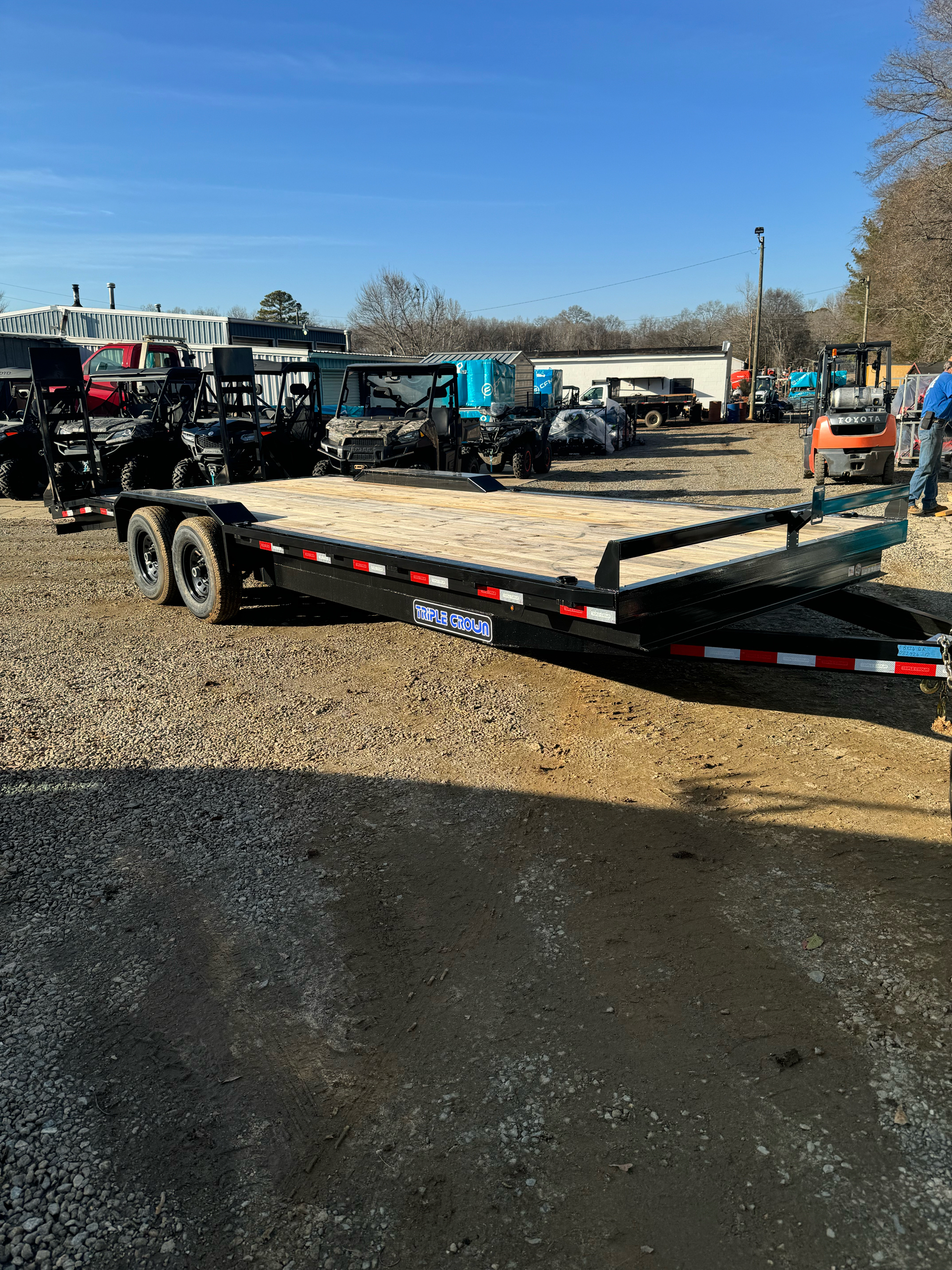 2025 Triple Crown Trailers, LLC 8X24 EQUIPMENT DECKOVER W/ TBRAKES