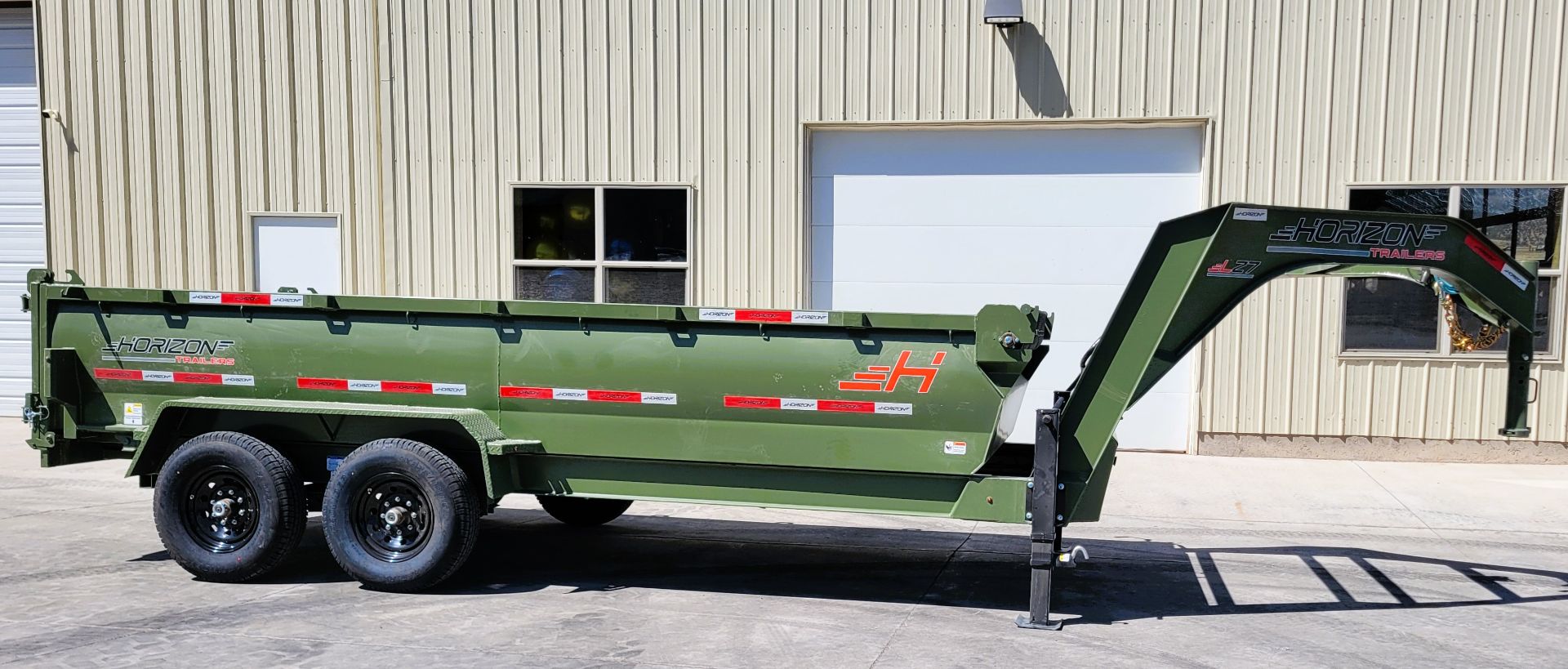 New 2025 Horizon Trailers 83X16 GOOSENECK DUMP TRAILER 30