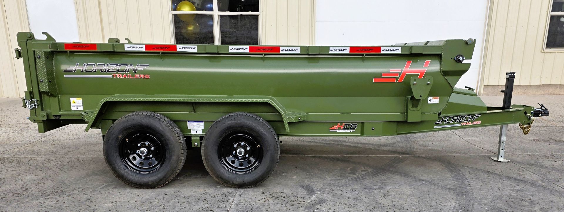 New 2026 Horizon Trailers 77X12 DUMP TRAILER 2' SIDES, South