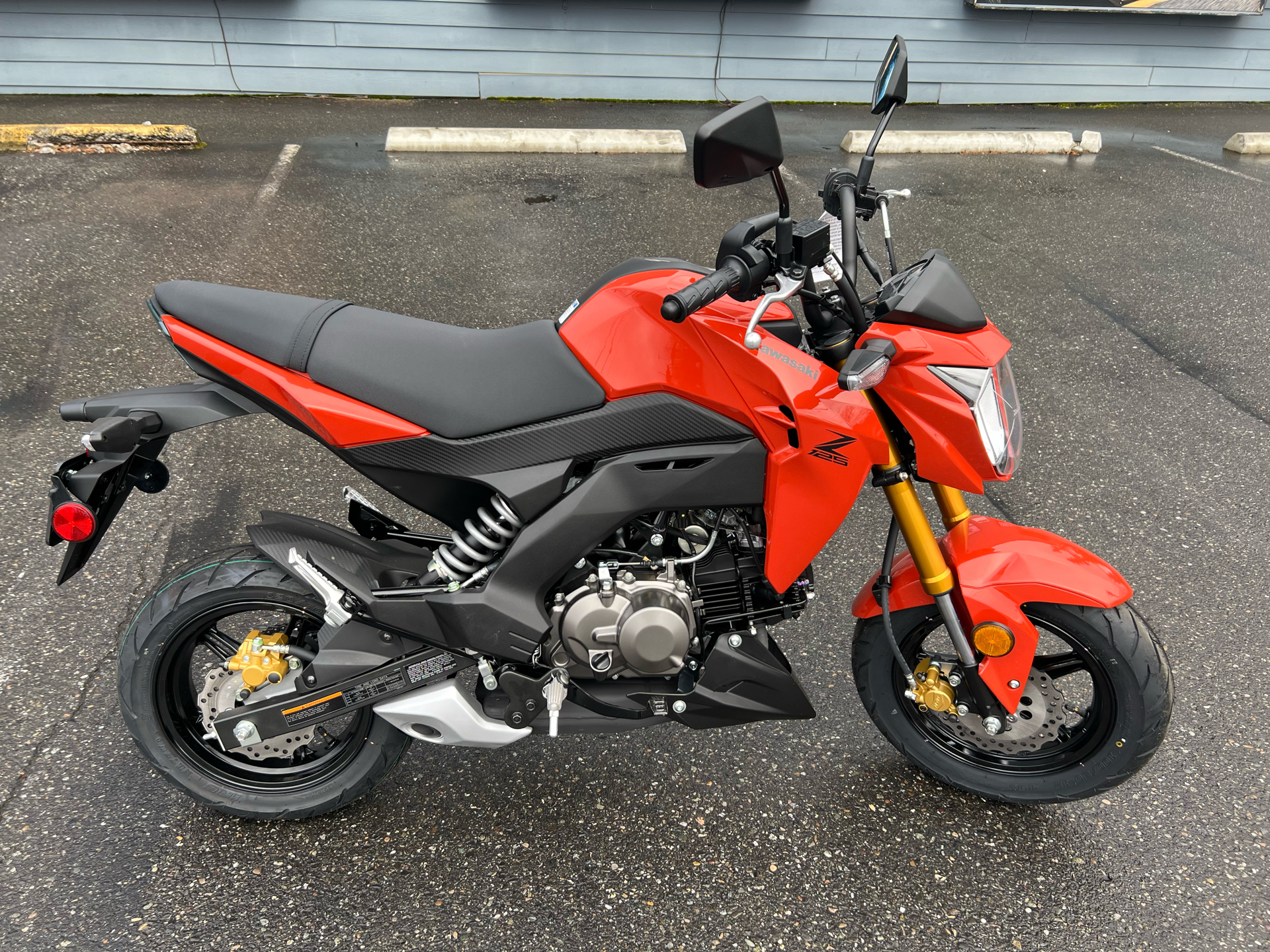 New 2025 Kawasaki Z125 Pro Motorcycles in Bellingham WA A33568