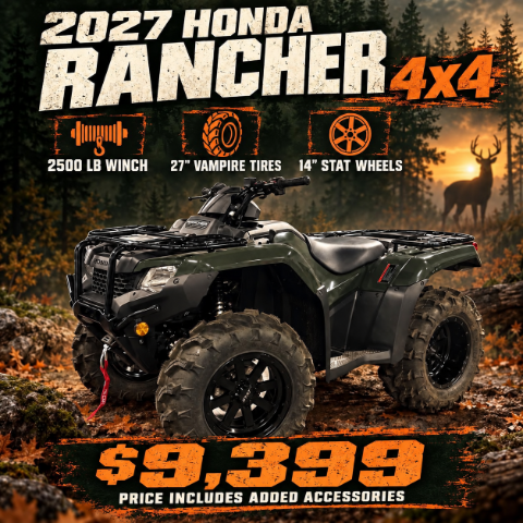 2027 Honda FourTrax Rancher 4x4 — photo 1 of 1