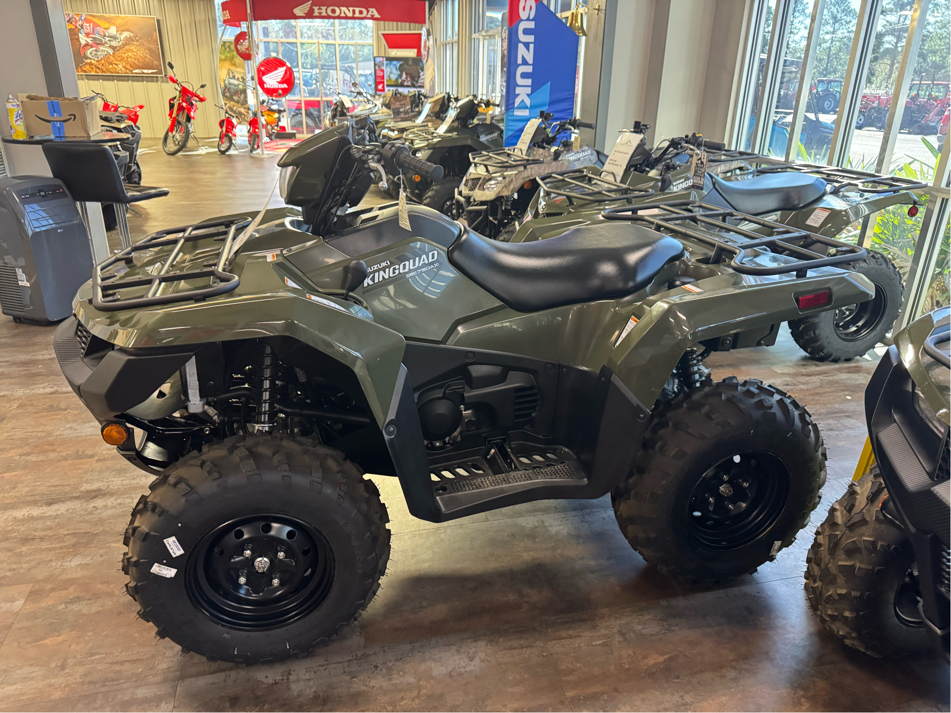 New 2024 Suzuki KingQuad 750AXi | ATVs in Purvis MS | Terra Green