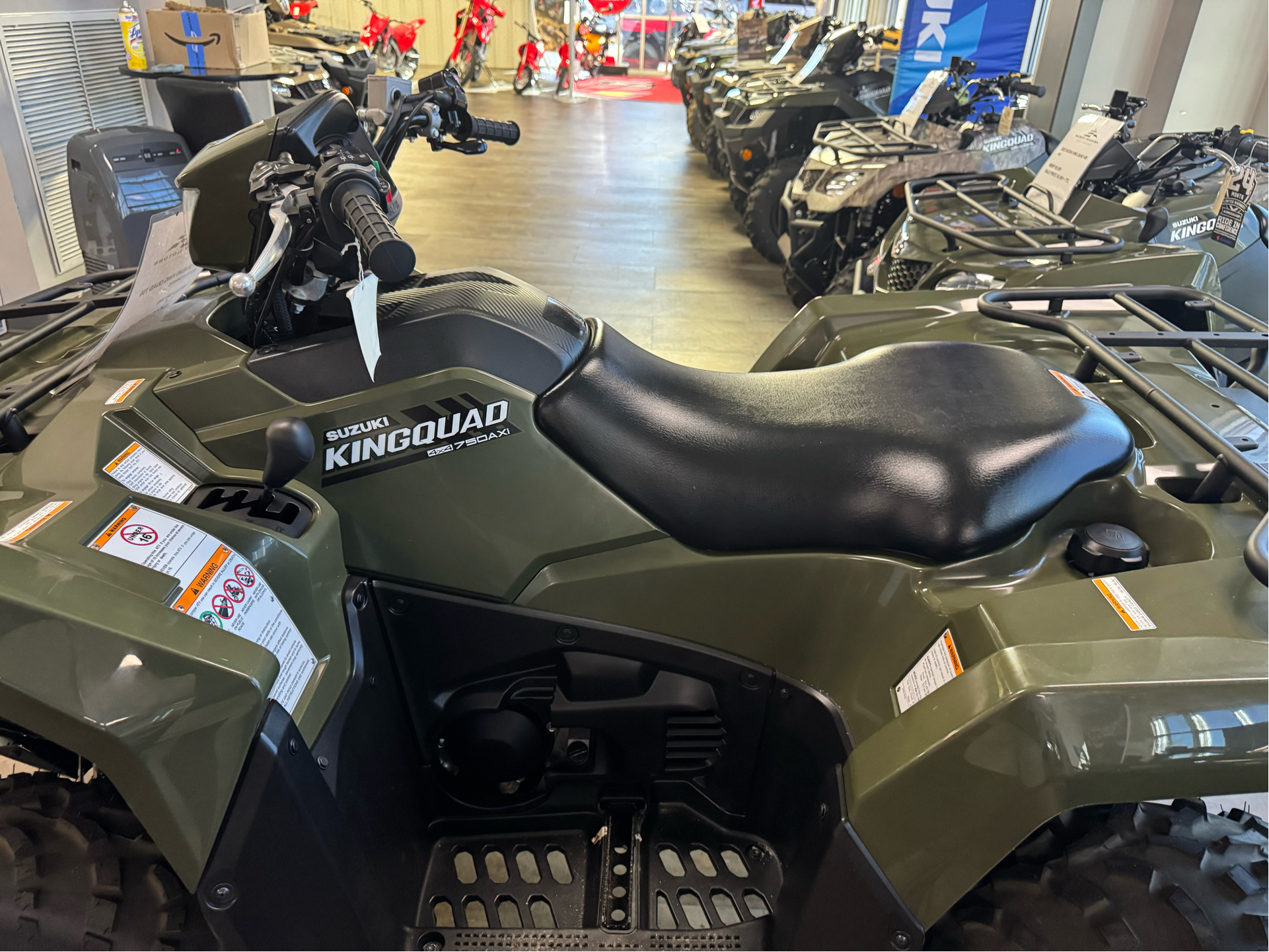 New 2024 Suzuki KingQuad 750AXi | ATVs in Purvis MS | Terra Green