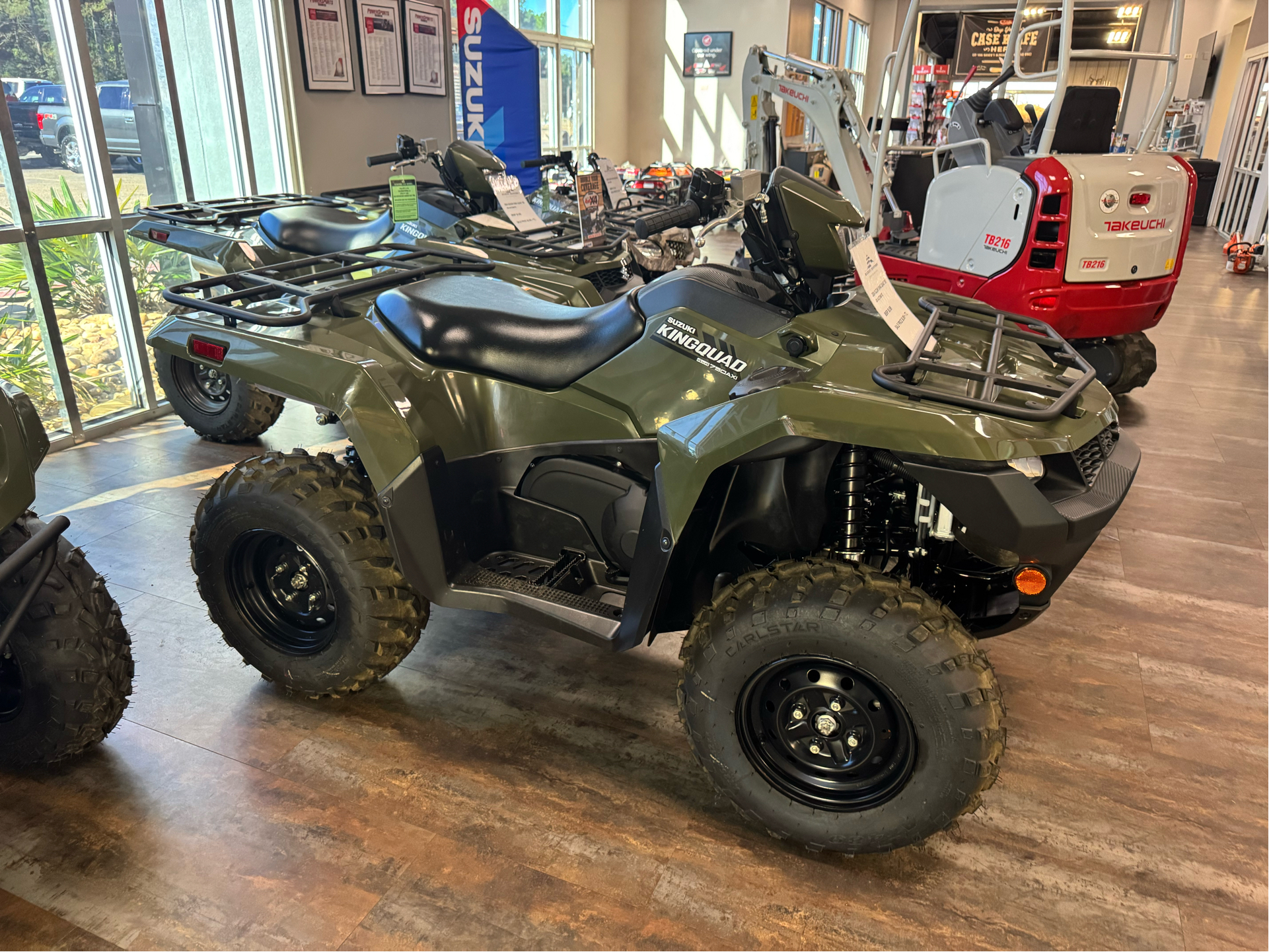 New 2024 Suzuki KingQuad 750AXi | ATVs in Purvis MS | Terra Green