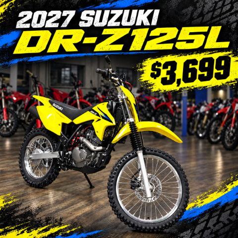 キプルスモルホ New 2027 Suzuki DR-Z125L | Motorcycles in Purvis MS | Yellow SUZ100205