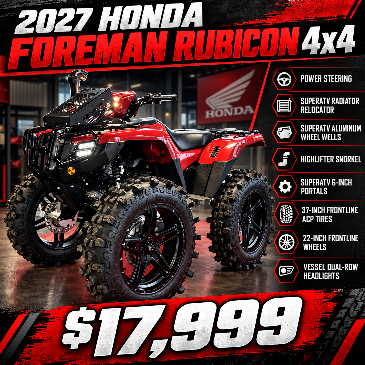 2027 Honda FourTrax Foreman Rubicon 4x4 EPS 1