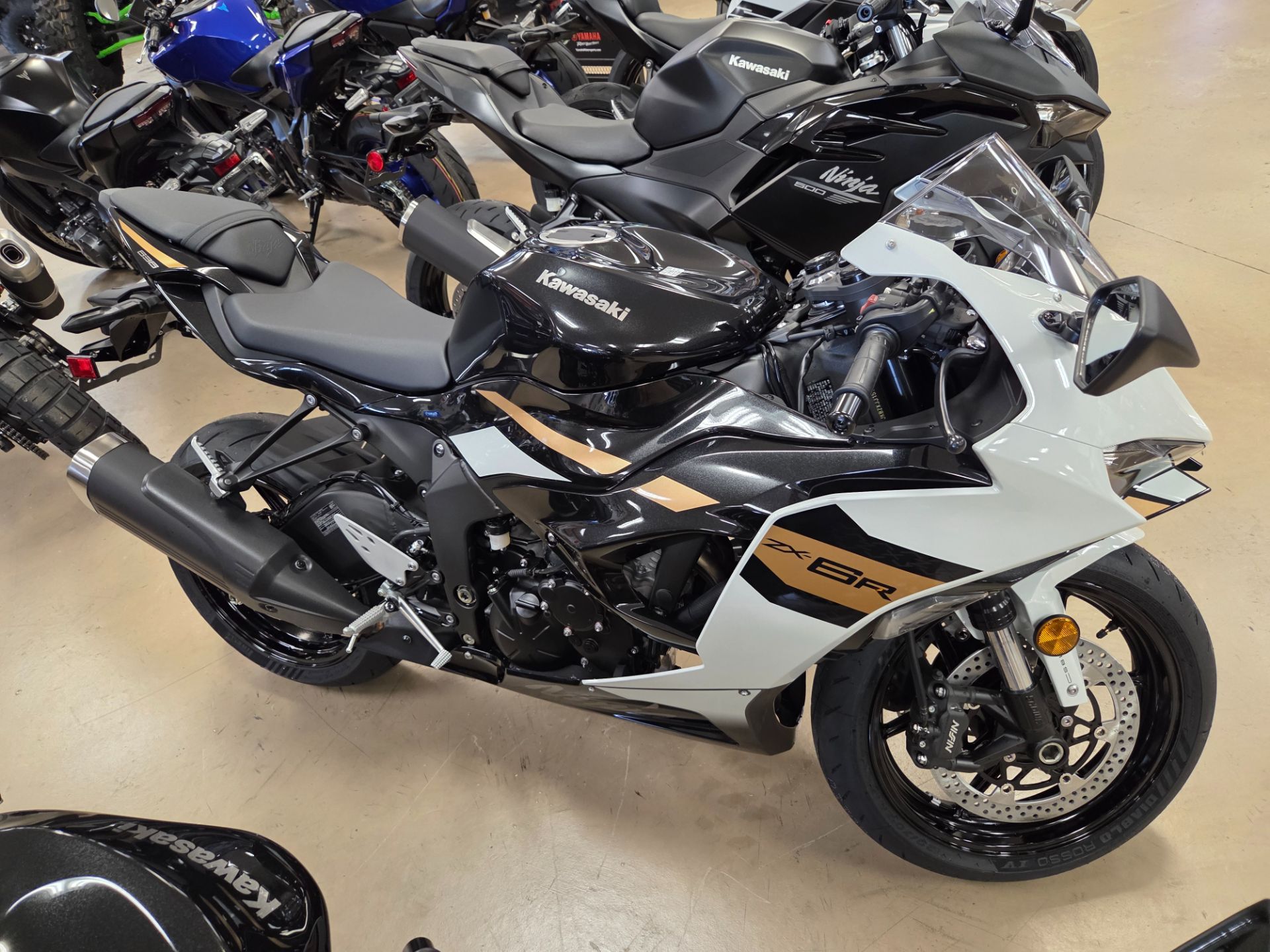 New 2026 Kawasaki NINJA ZX-6R ABS Pearl Robotic White