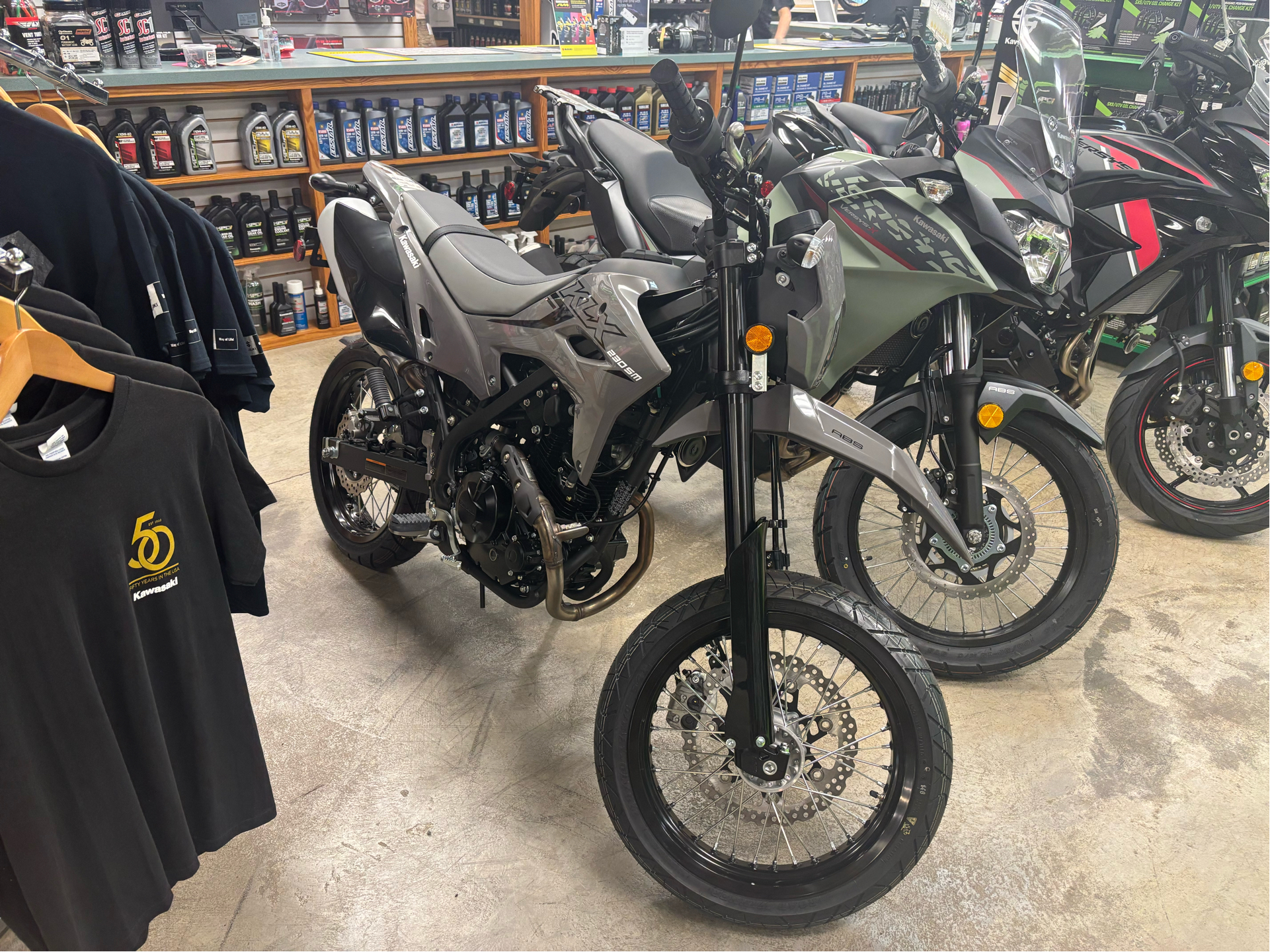 Ｈ New 2025 Kawasaki KLX®230SM ABS Battle Gray | Motorcycles in