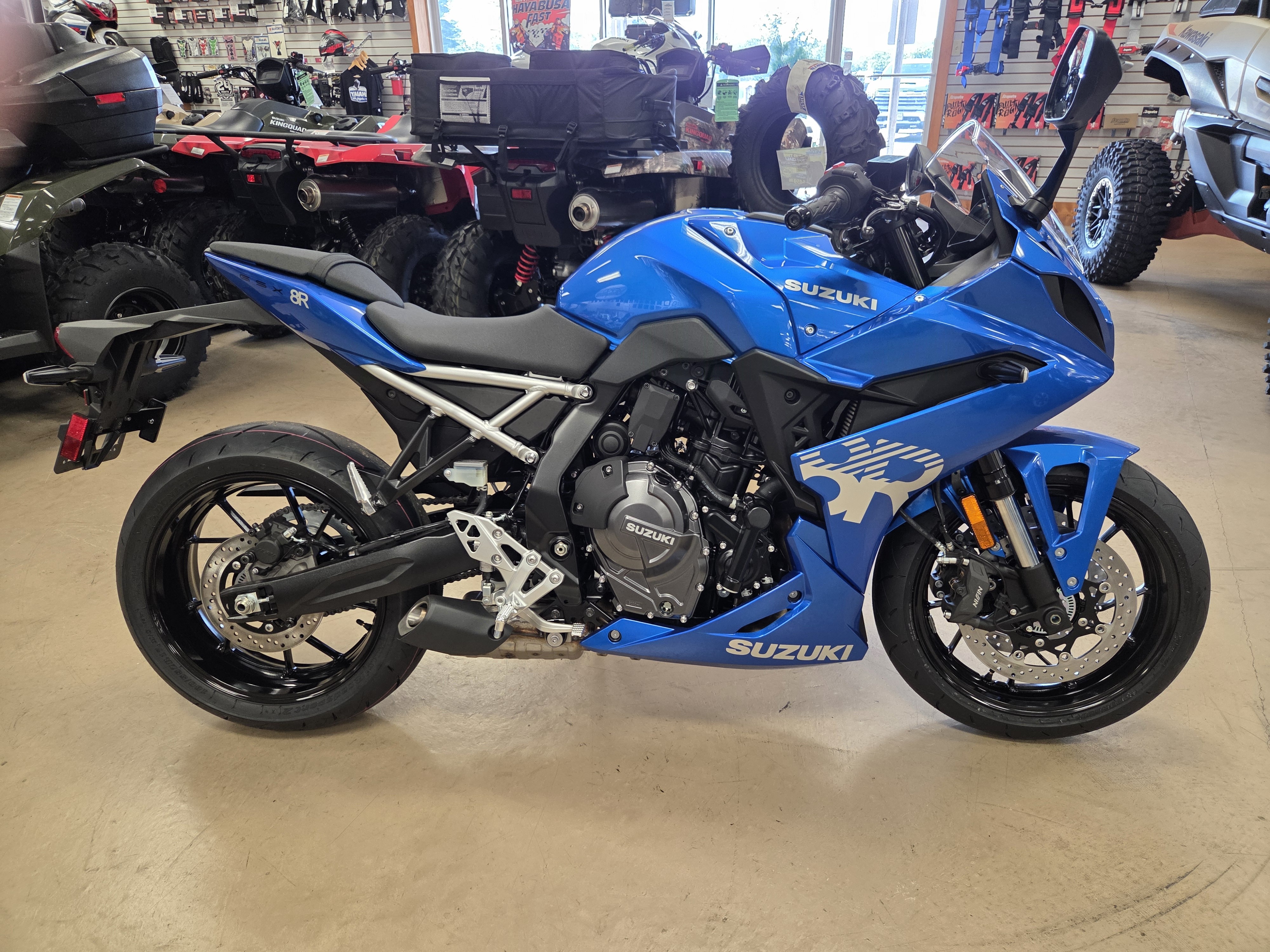New 2026 Suzuki GSX-8R Metallic Triton Blue | Motorcycles in