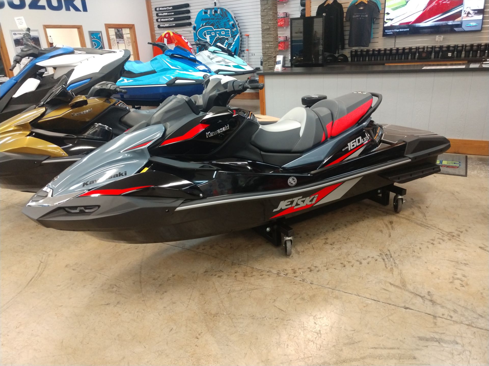 New 2025 Kawasaki Jet Ski® Ultra® 160LX-S Bluish Gray / Ebony