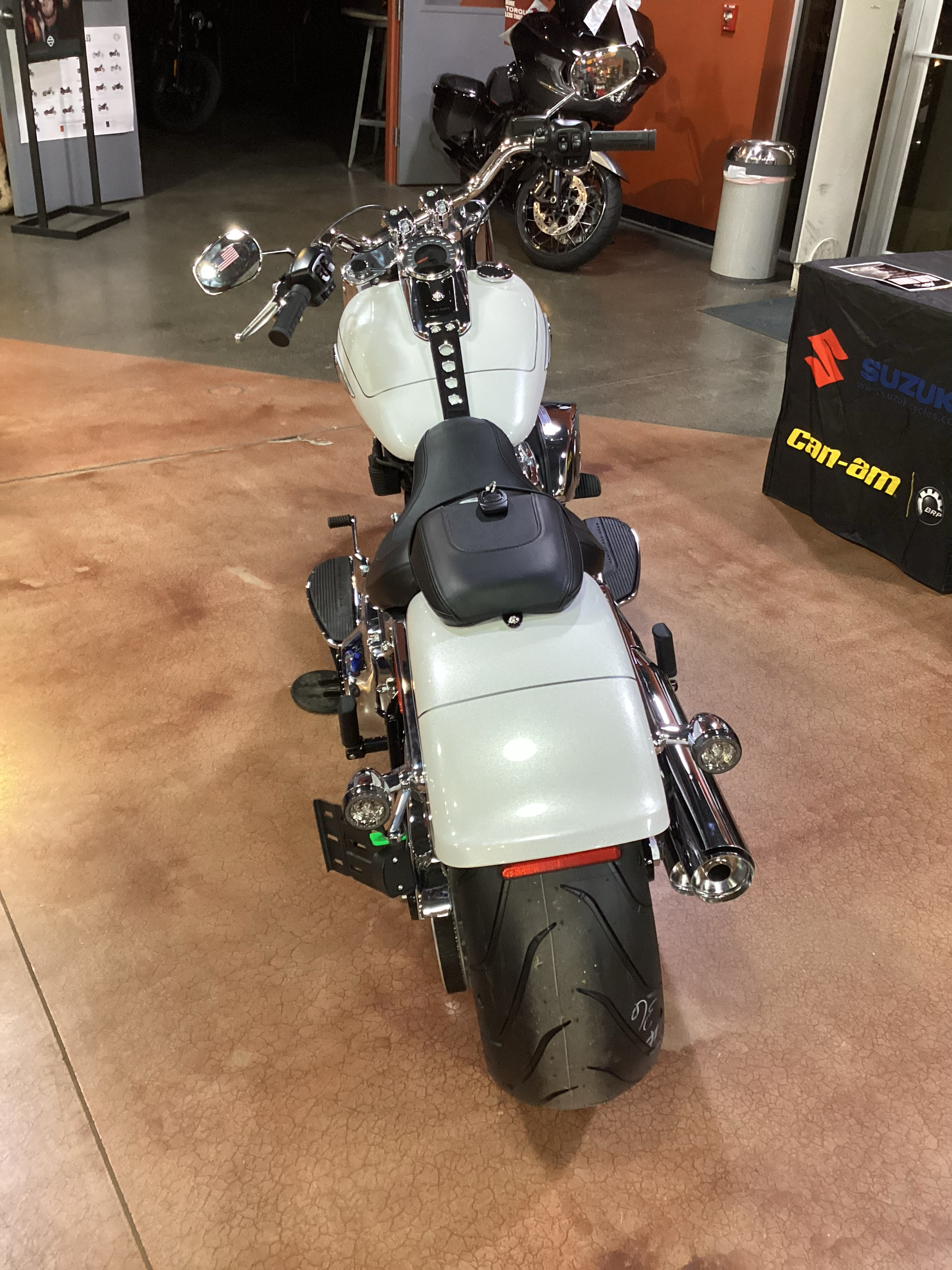 New 2026 Harley-Davidson Fat Boy® White Onyx Pearl | Motorcycles