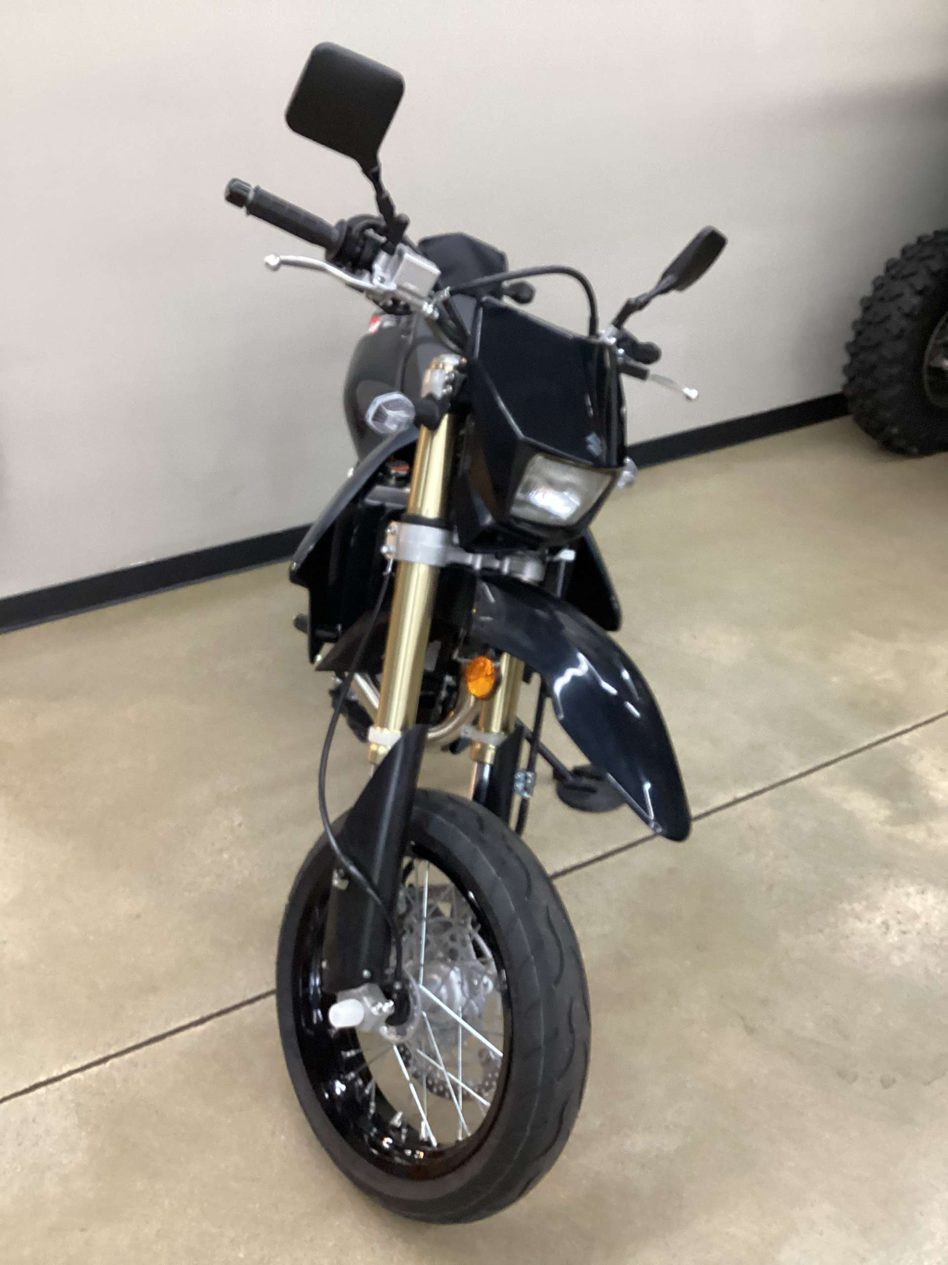 Used 2024 Suzuki DR-Z400SM Solid Black | Motorcycles in Cedar