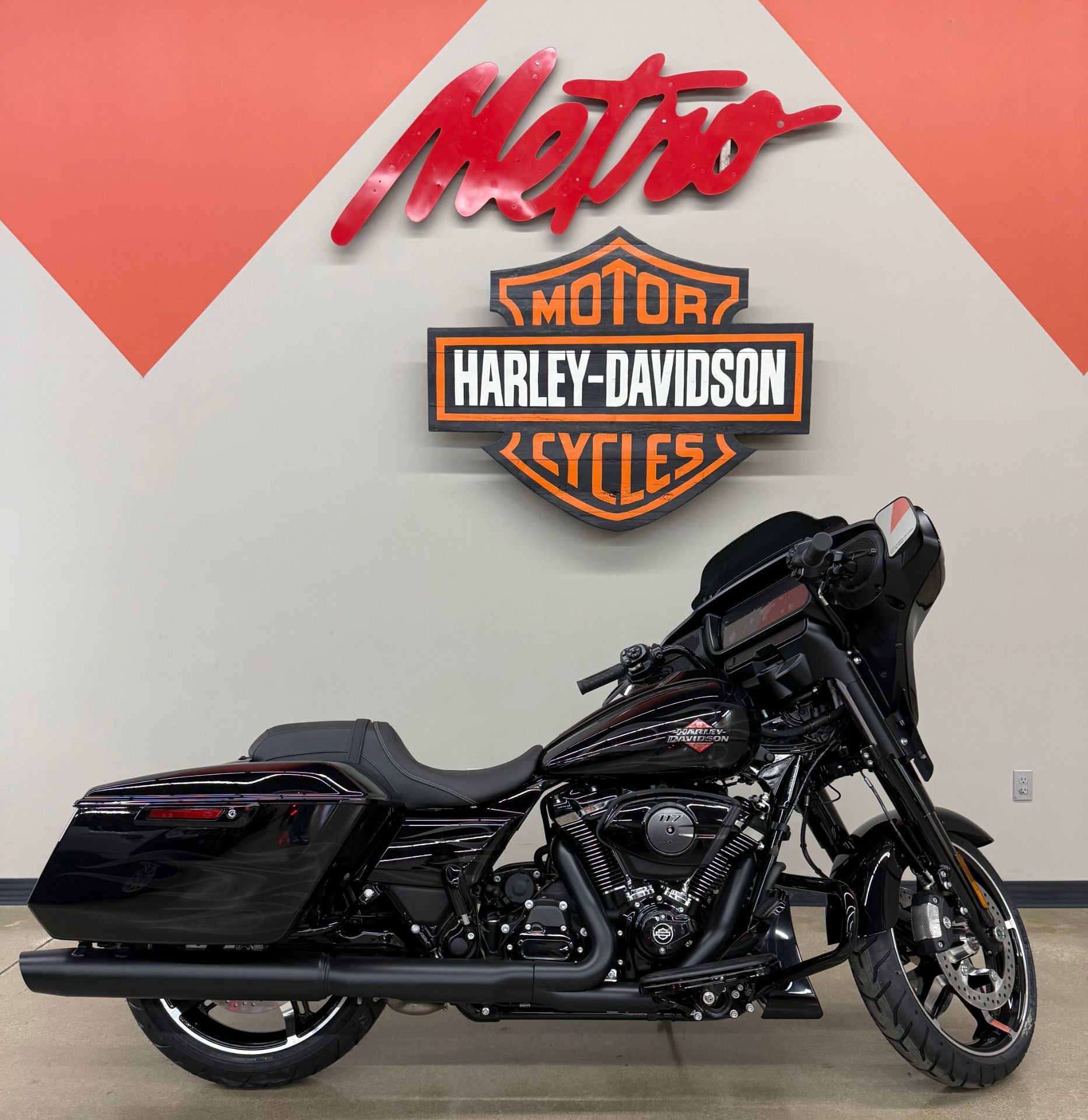 New 2025 Harley-Davidson Street Glide® Midnight Firestorm (Black