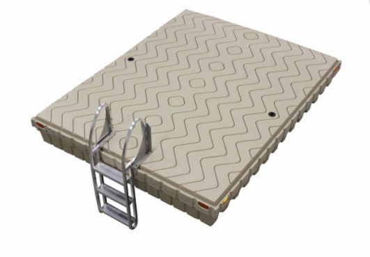 New Shoremaster Escape Swim Raft - Poly | Docks in Epsom NH | SHONA Gray