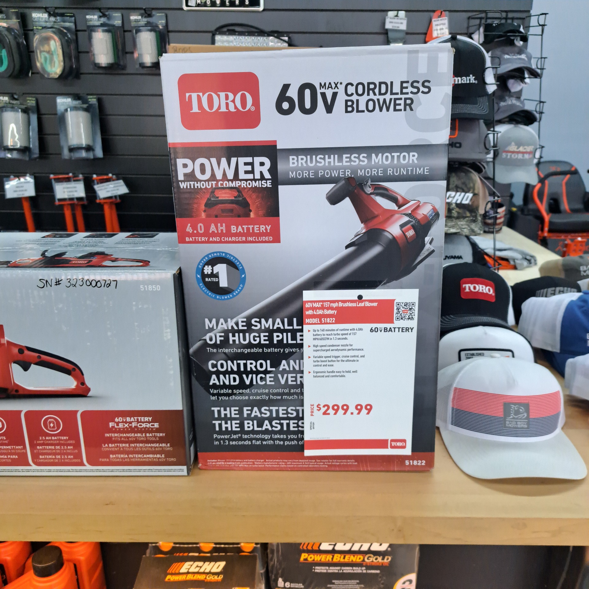 Toro 60V MAX 157 mph Brushless Leaf Blower w/ 4.0Ah Battery in Gaylord, Michigan - Photo 1