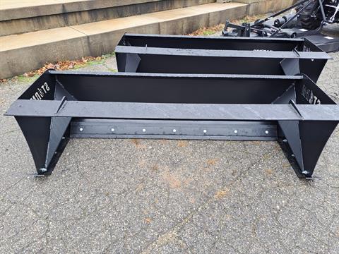 Glacier Attachments Snow Pusher 7' w/Pull Bar (Skid Steer) Rubber Edge in Gaylord, Michigan - Photo 1