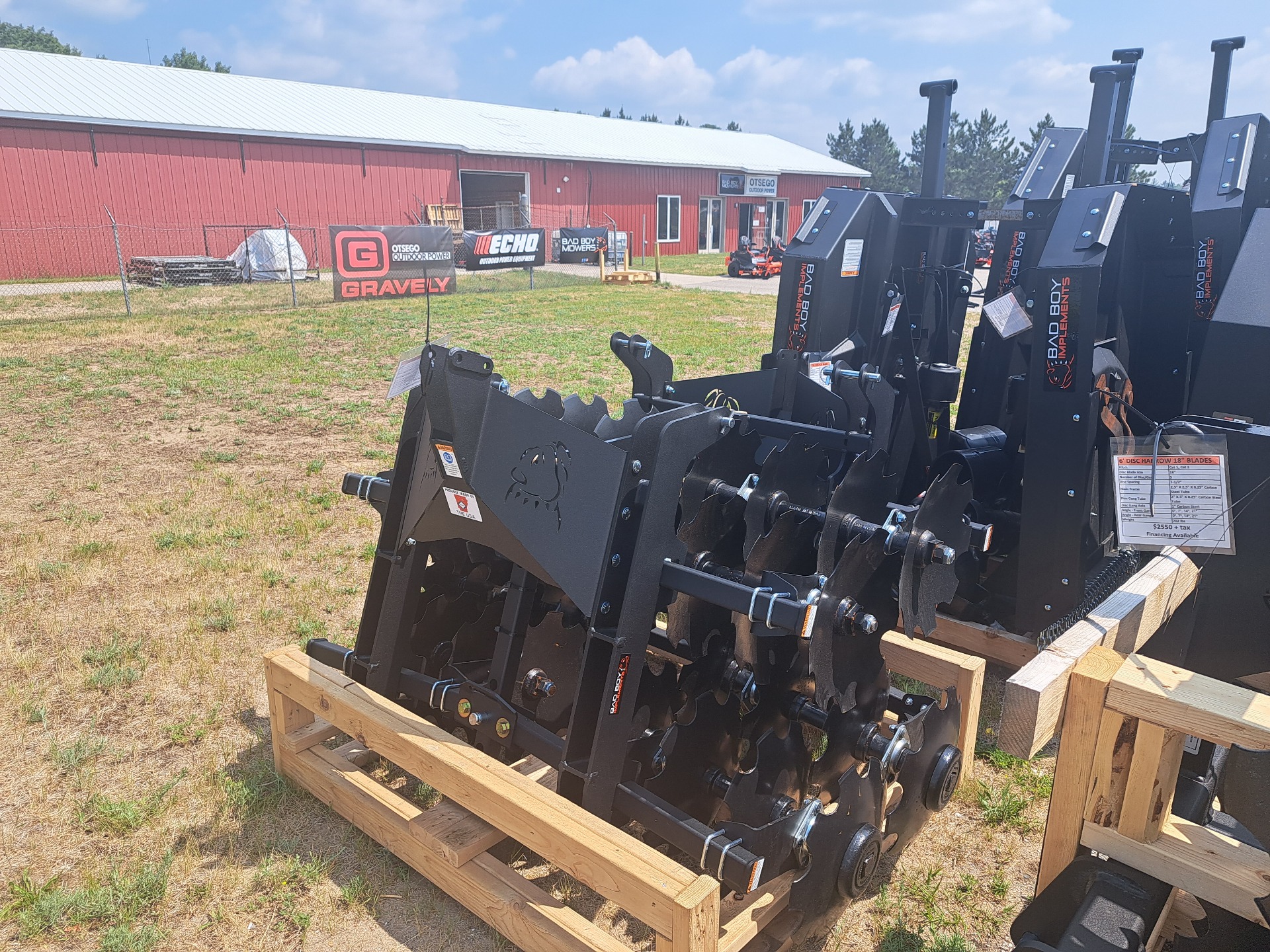 2023 Bad Boy Mowers 6 ft. Disc Harrow in Gaylord, Michigan - Photo 6