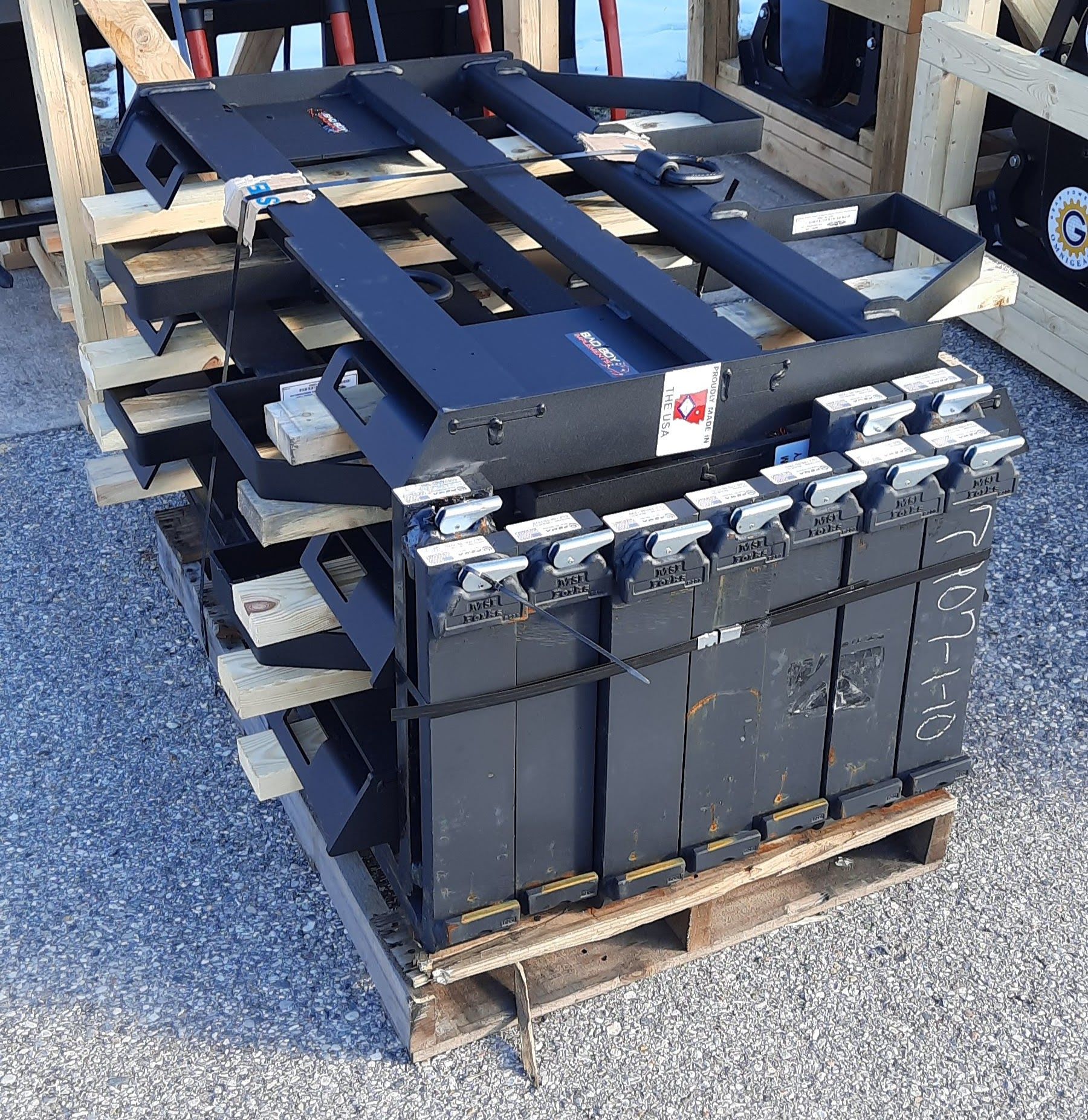 Bad Boy Mowers 48" Front Pallet Fork in Gaylord, Michigan