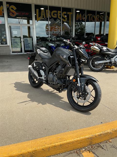 New 2025 Yamaha MT-03 Matte Stealth Black | Motorcycles in Iowa